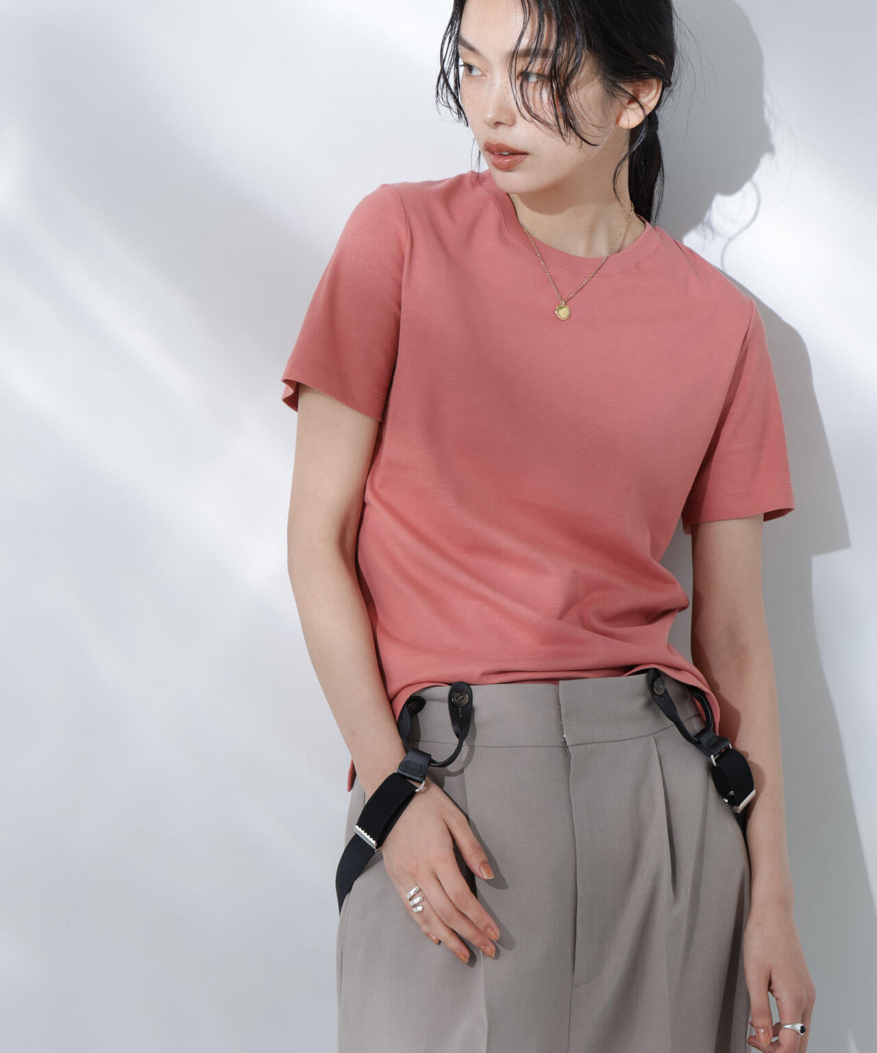 Anti Soaked(R) 汗染み防止カラフルクルーTシャツ
