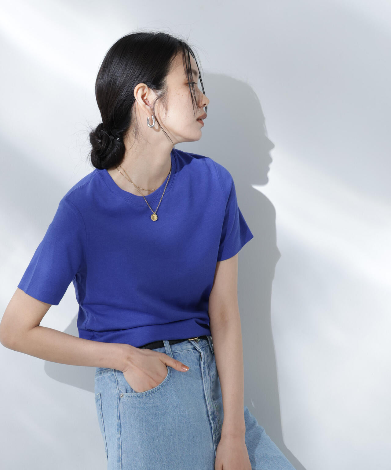 Anti Soaked(R) 汗染み防止カラフルクルーTシャツ