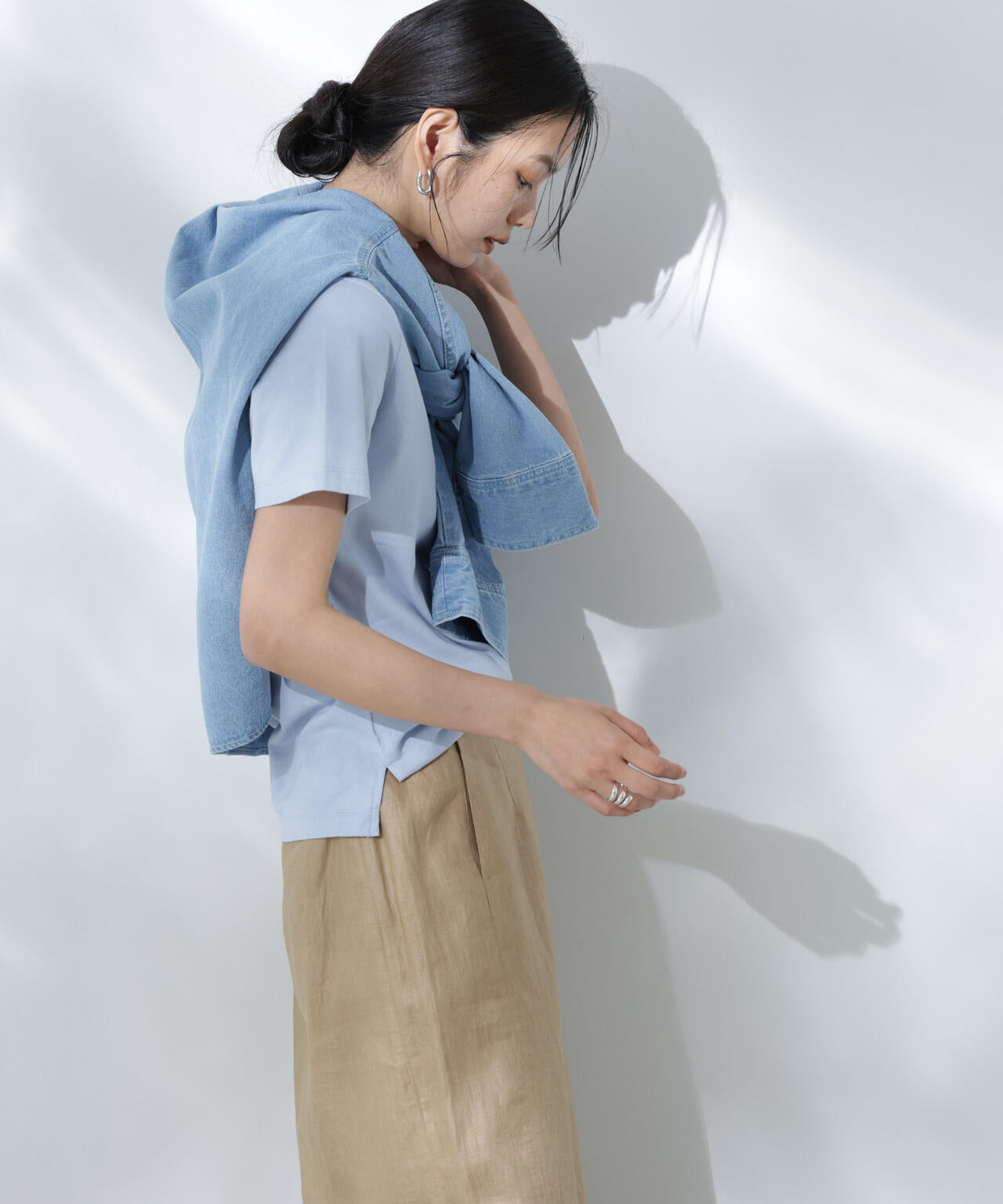 Anti Soaked(R) 汗染み防止カラフルクルーTシャツ