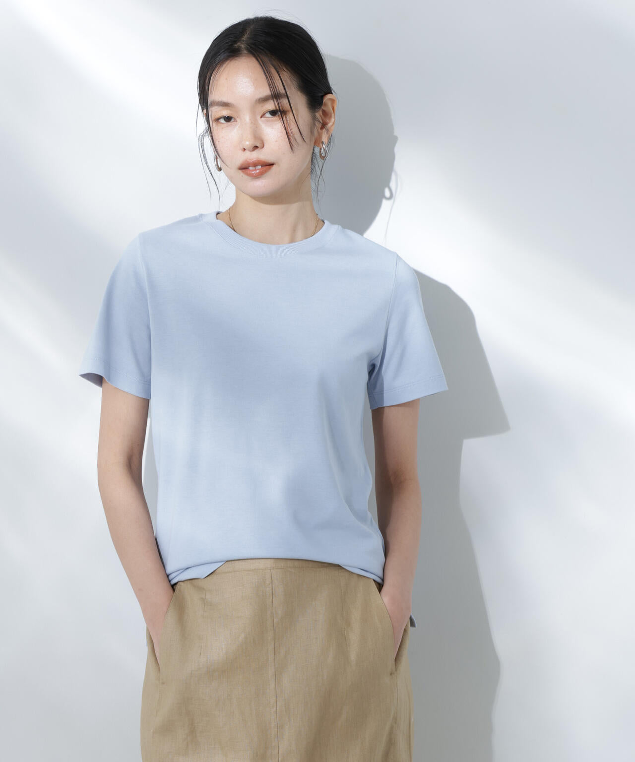 Anti Soaked(R) 汗染み防止カラフルクルーTシャツ