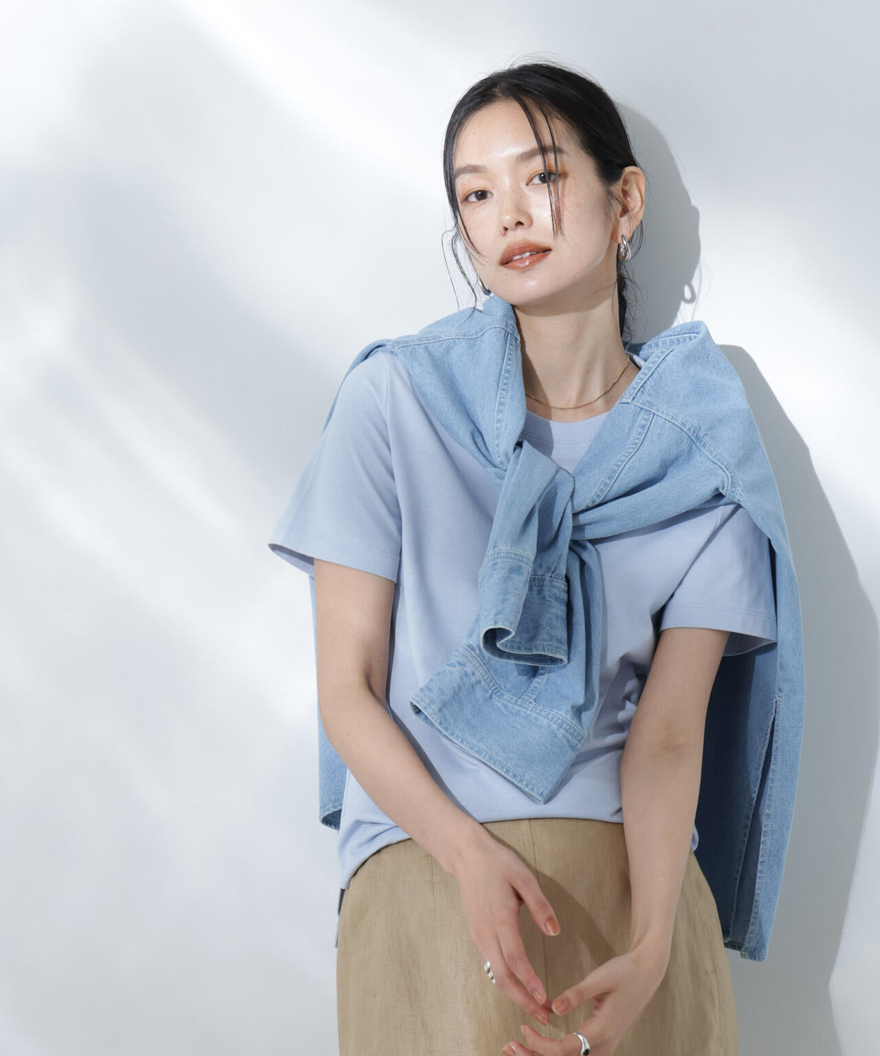 Anti Soaked(R) 汗染み防止カラフルクルーTシャツ