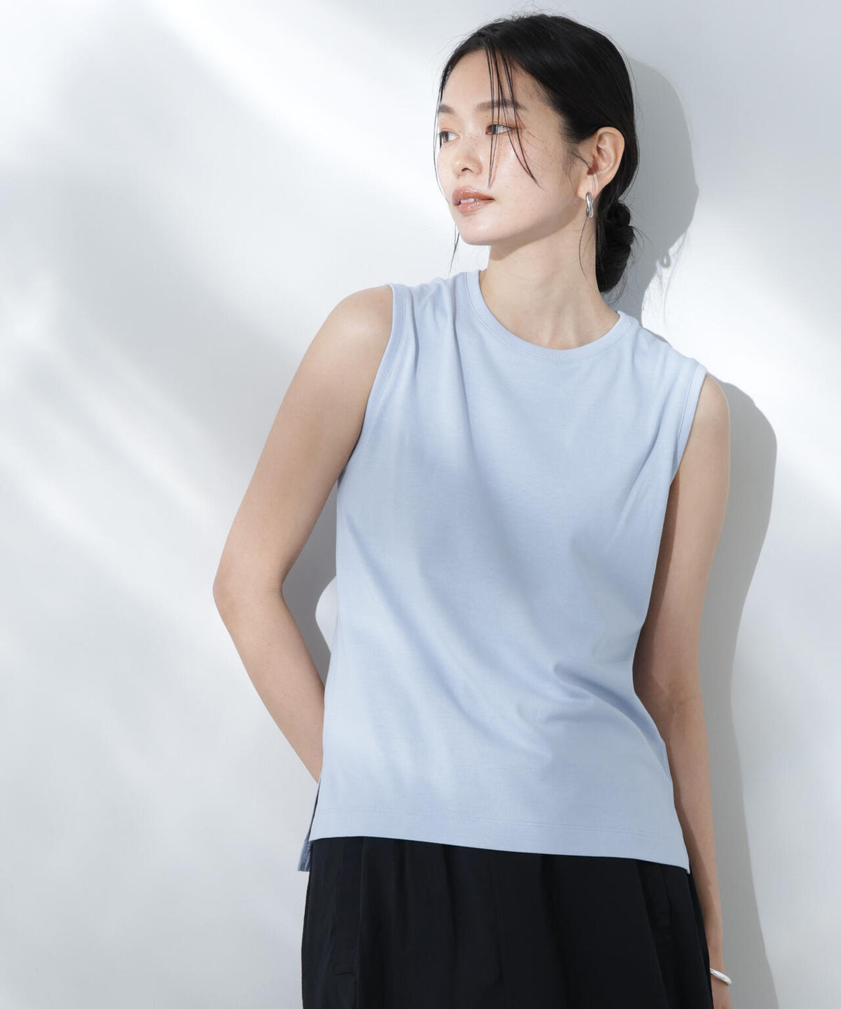 Anti Soaked(R) 汗染み防止カラフルノースリTシャツ