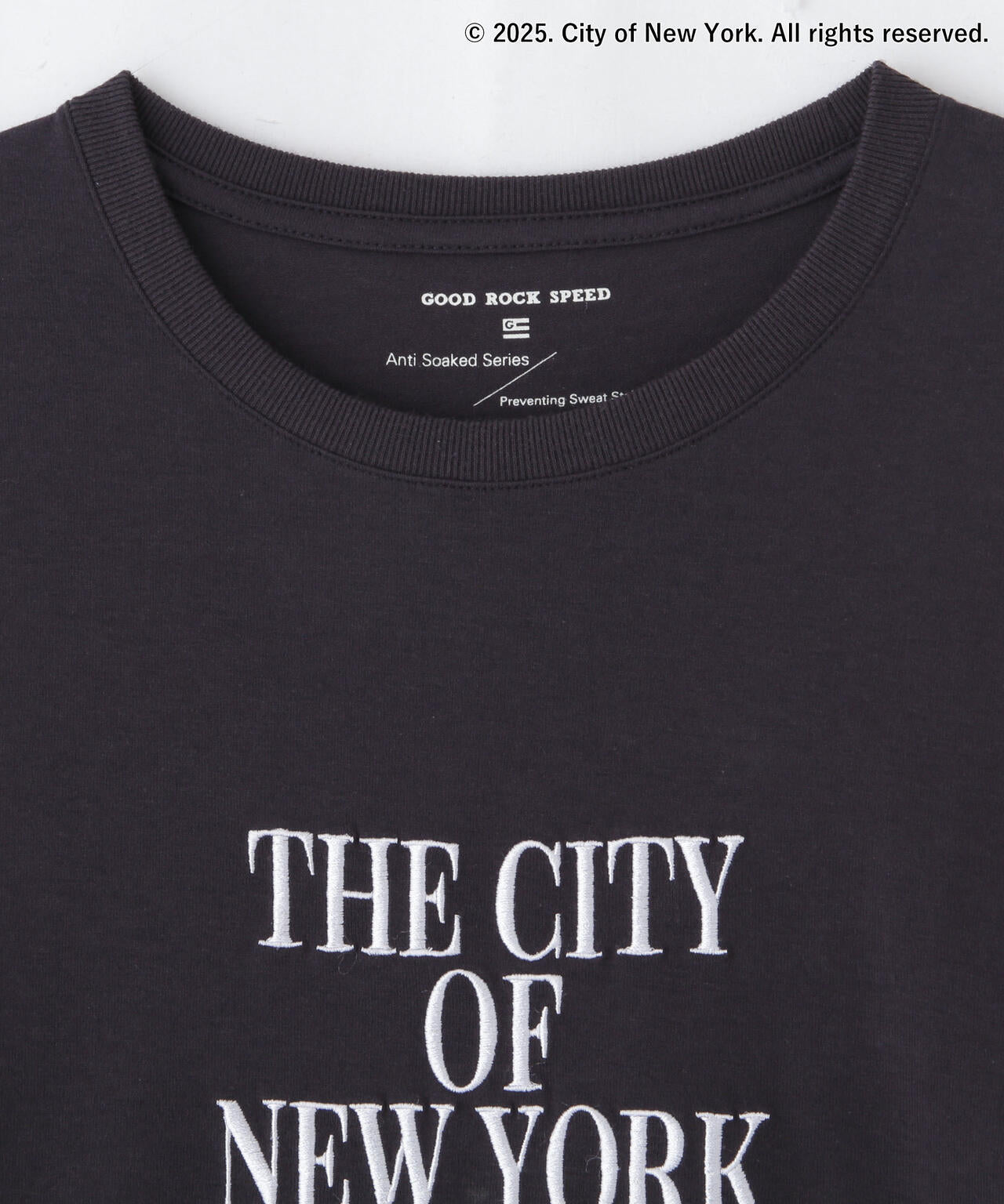 GOOD ROCK SPEED×Anti Soaked(R) 汗染み防止 NYC Tシャツ