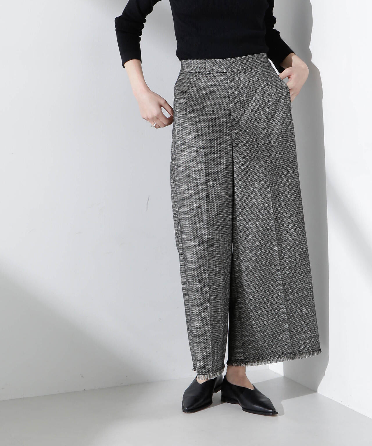 サイドラインフリンジパンツ