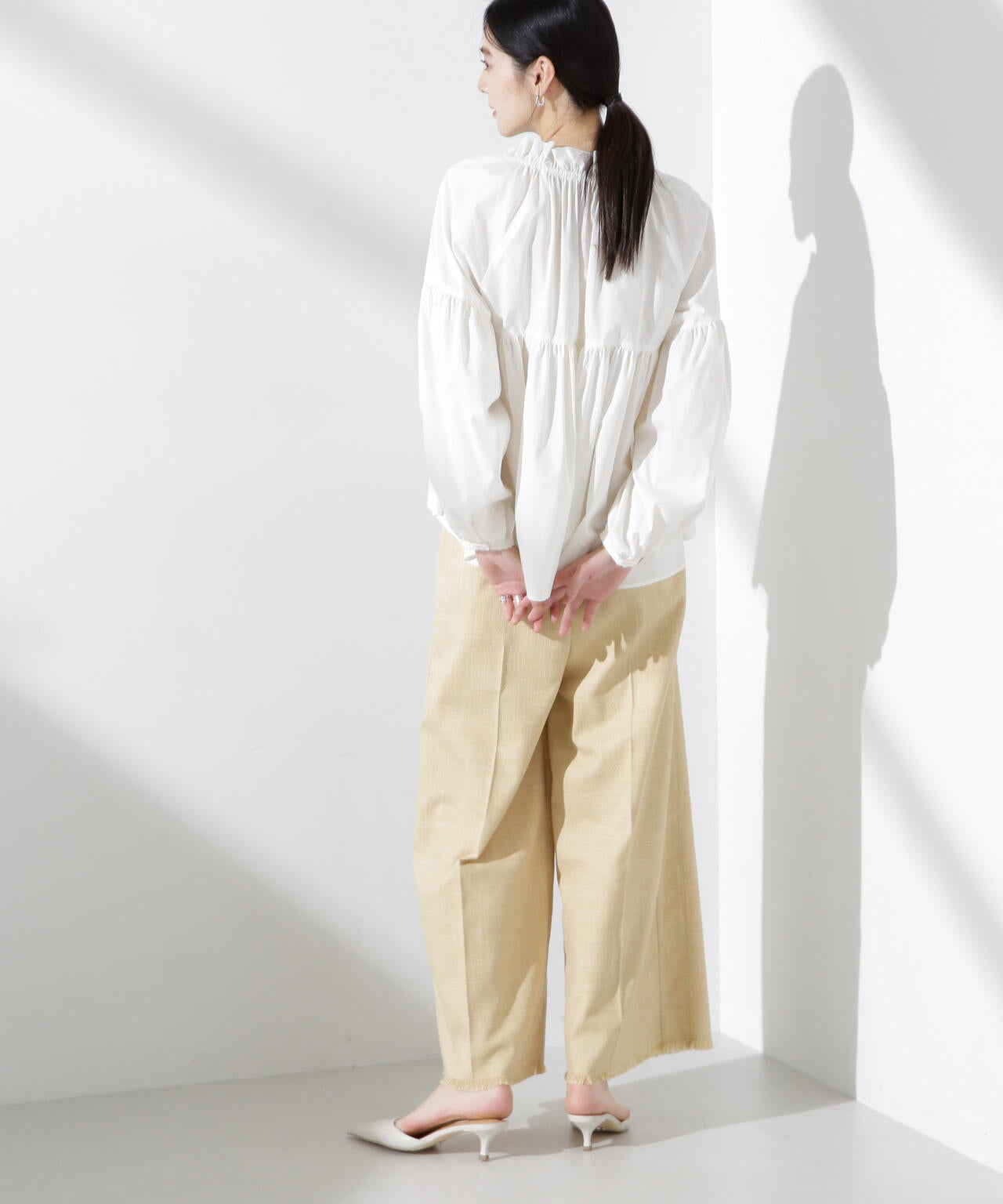 サイドラインフリンジパンツ