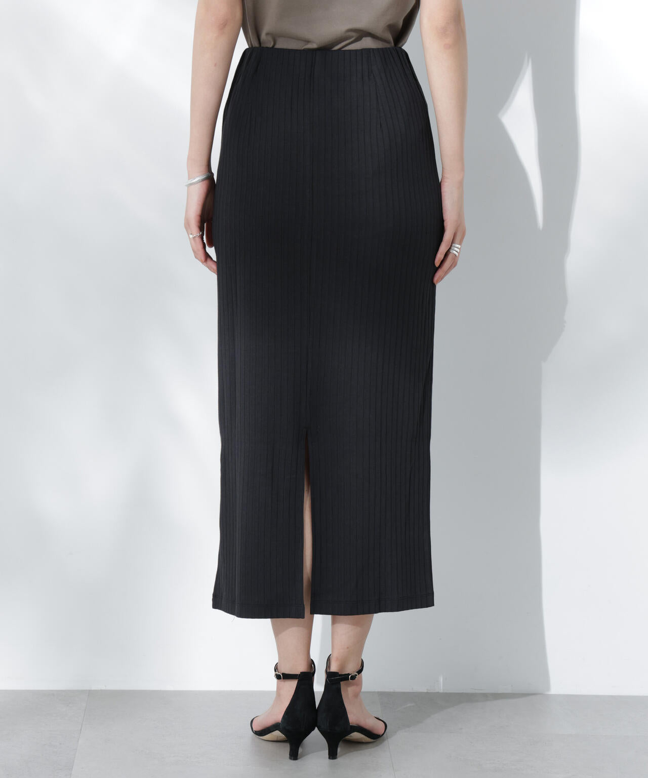 Anti Soaked(R) 汗染み防止リブタイトスカート(セットアップ可)