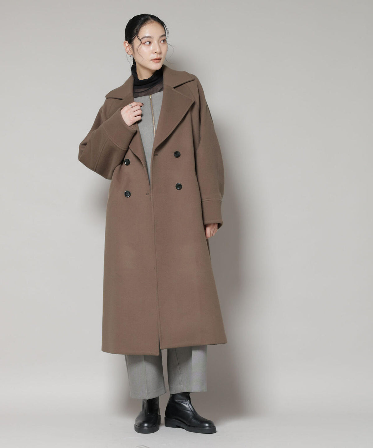 WooLoop コクーンダブルコート