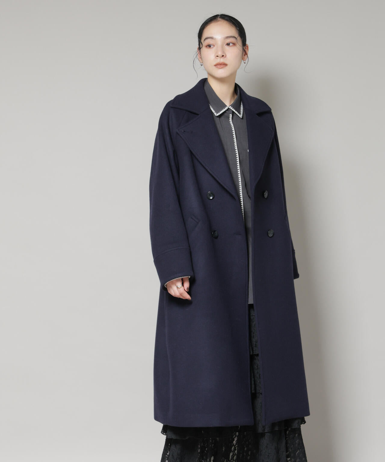 WooLoop コクーンダブルコート