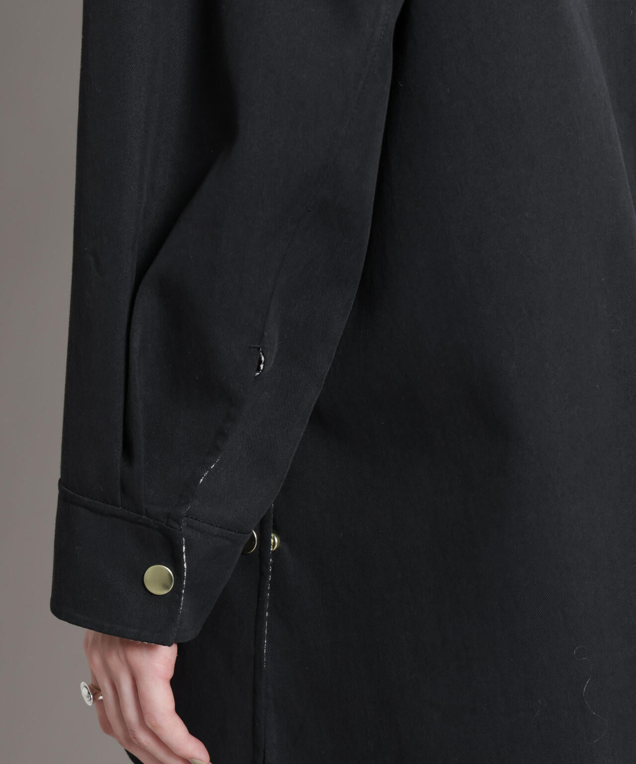 リバーチェックコンビコート