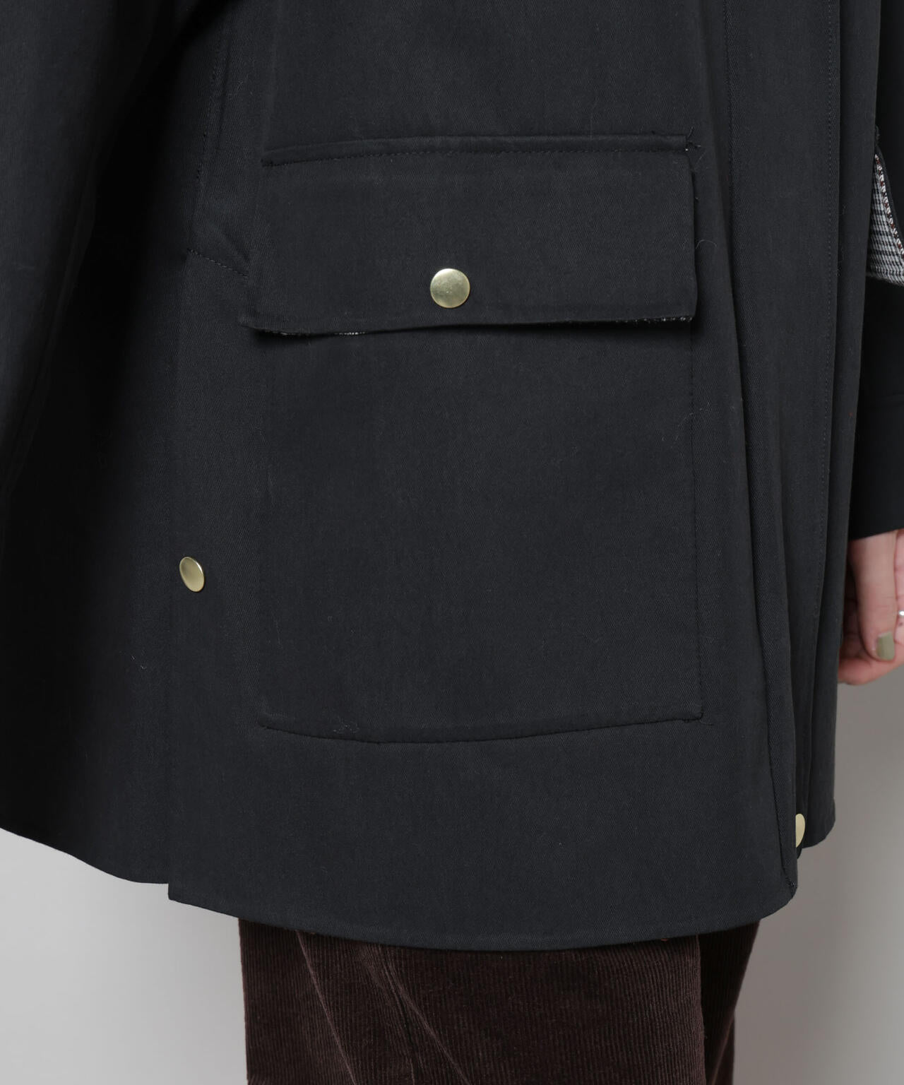 リバーチェックコンビコート