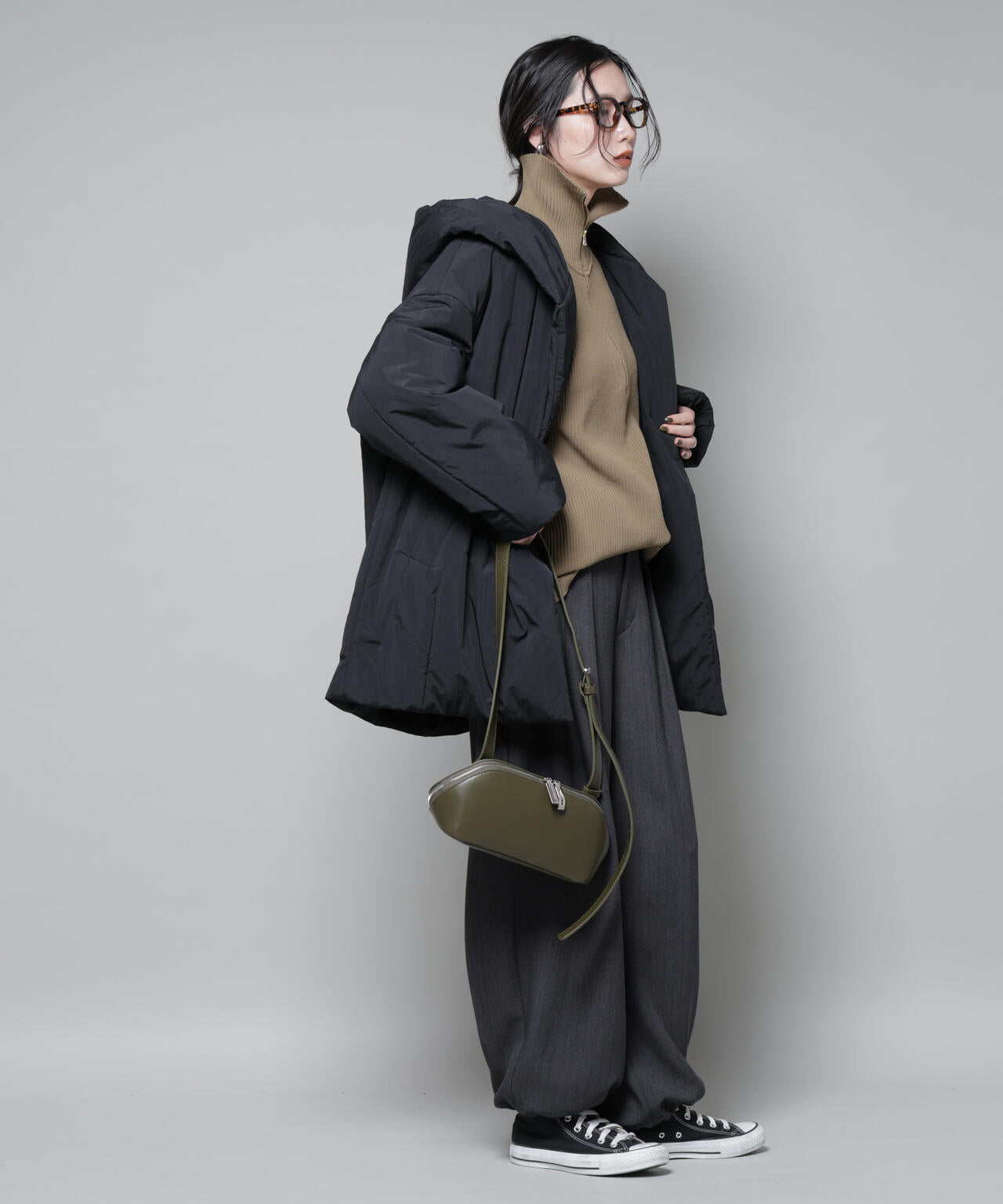 ETHERMALOFT(R)AEROGEL 中綿フードコクーンコート