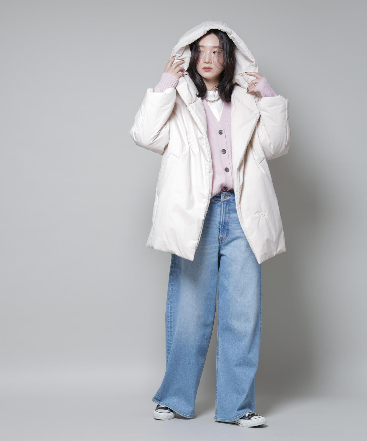 ETHERMALOFT(R)AEROGEL 中綿フードコクーンコート