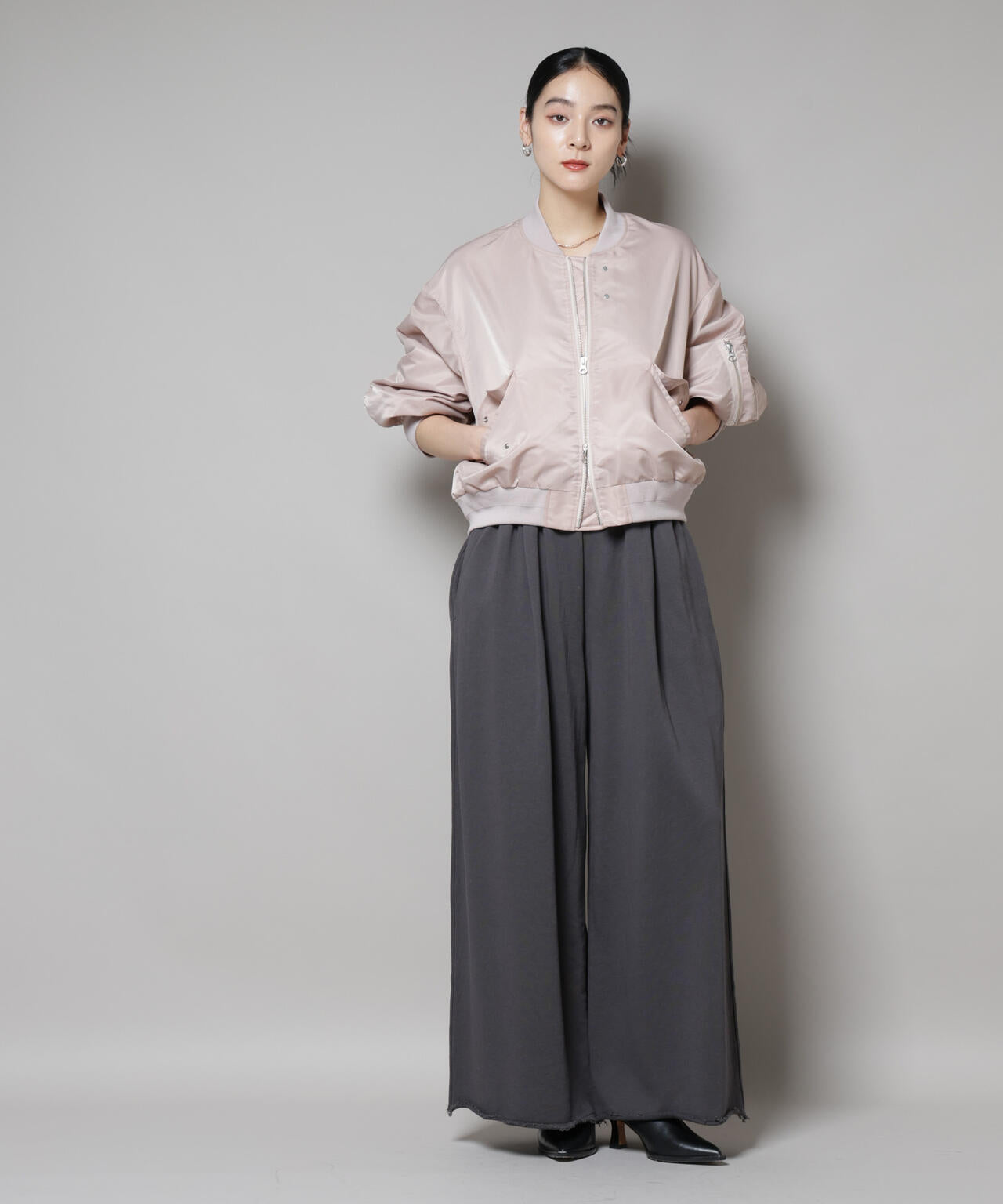 ナイロンツイルMA-1ブルゾン