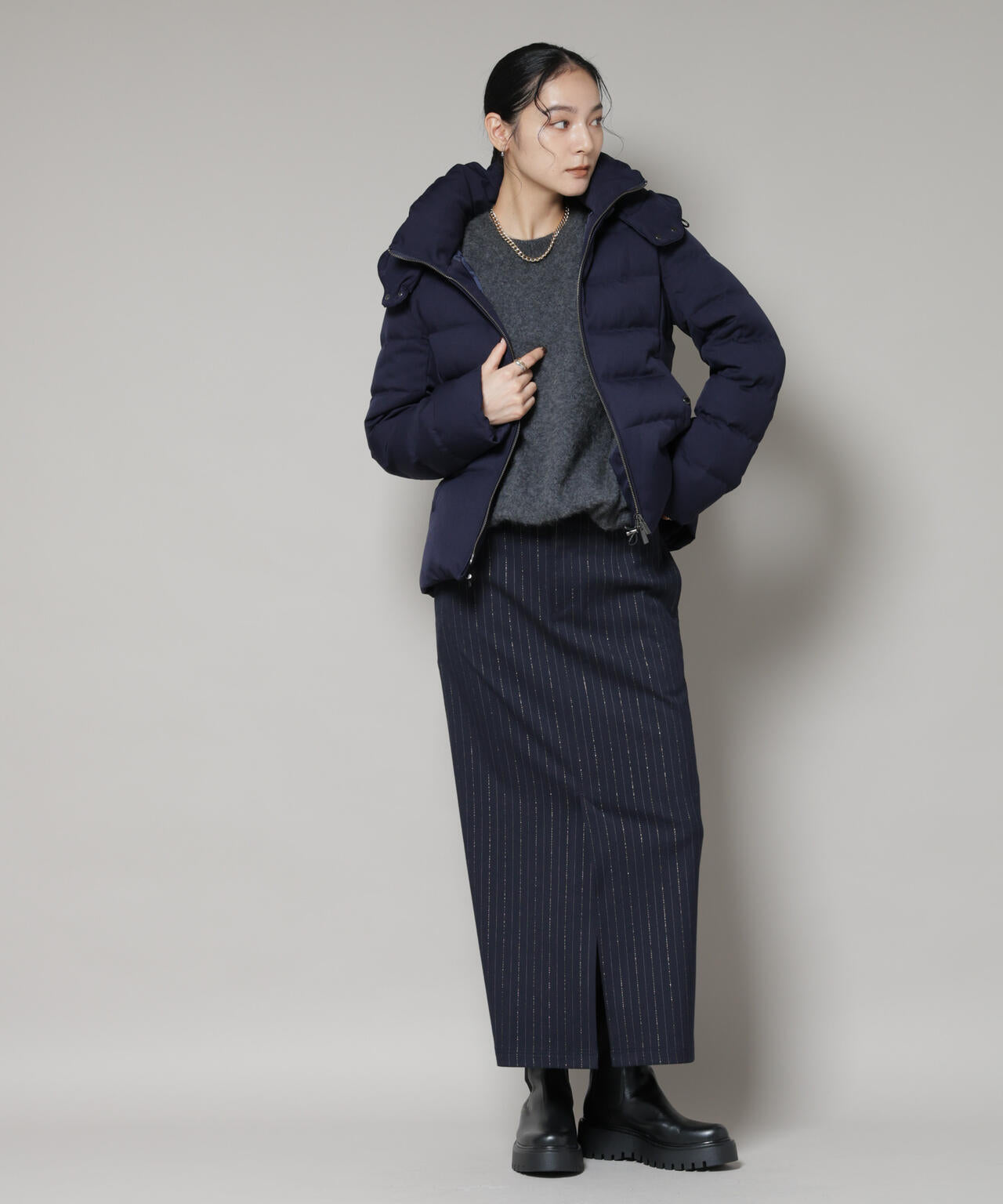 「西川ダウン(R)」サージショートダウン