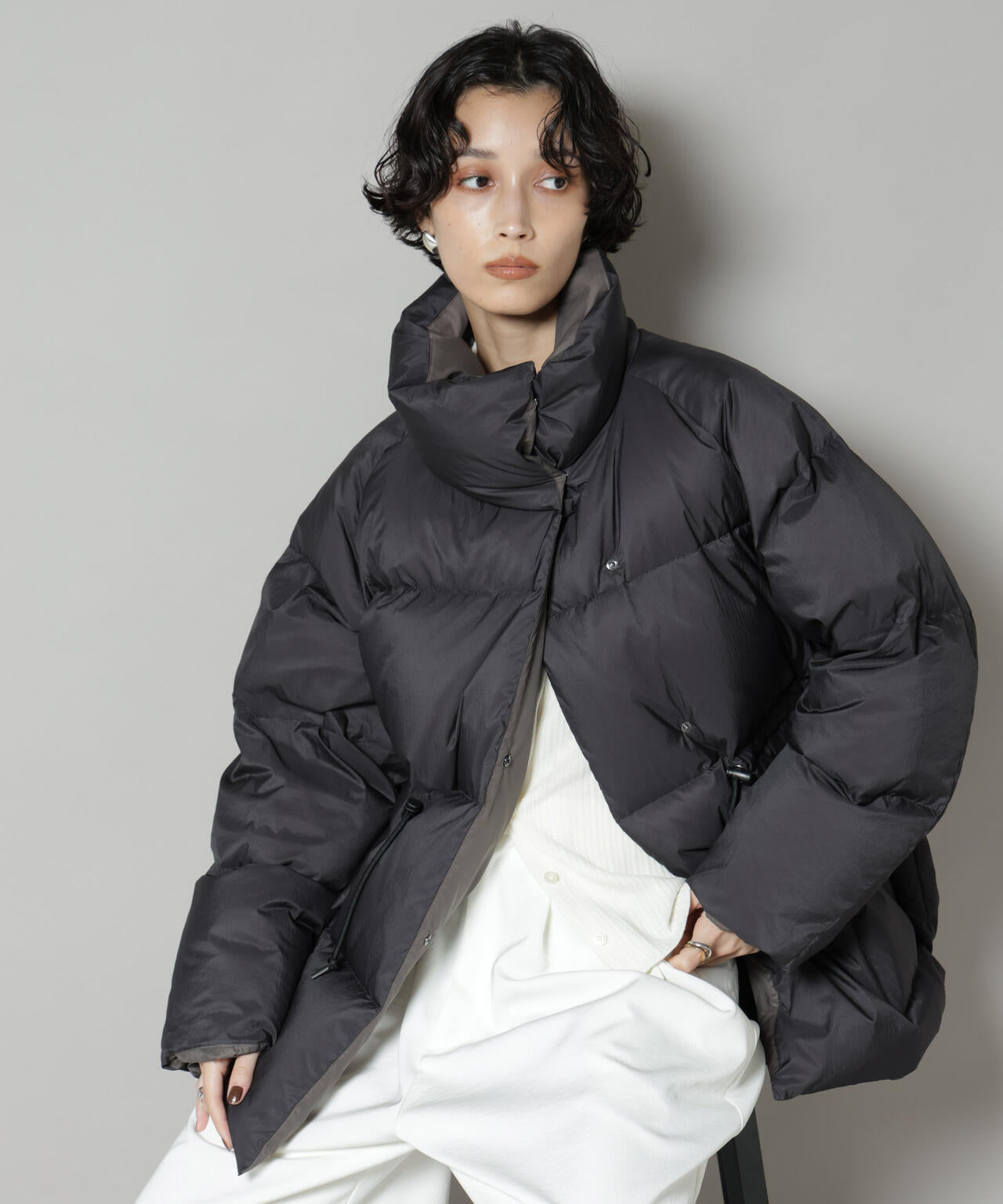 「西川ダウン(R)」バイカラーボリュームダウン