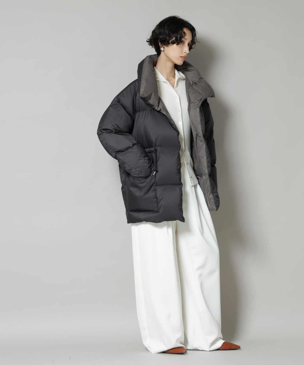 「西川ダウン(R)」バイカラーボリュームダウン