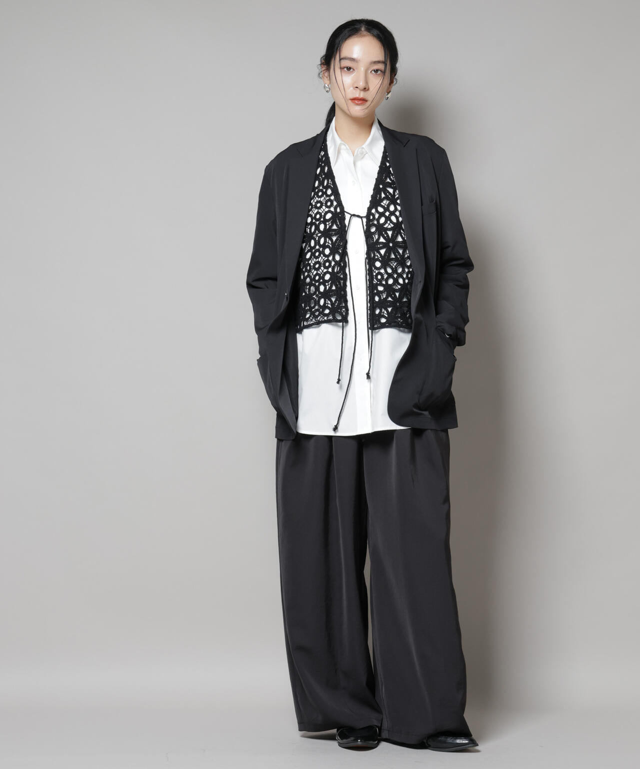 コットンコードレースジャケット