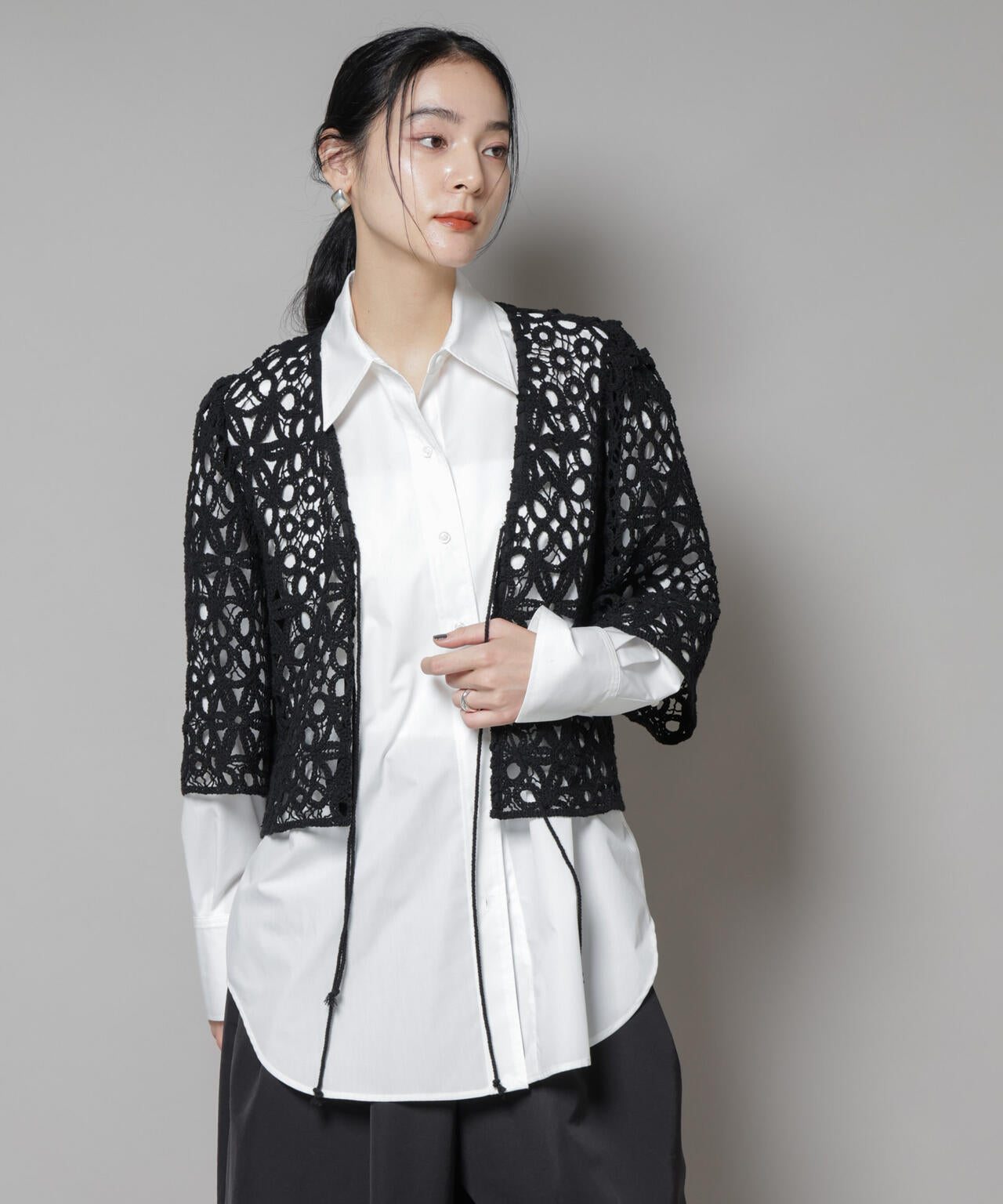コットンコードレースジャケット