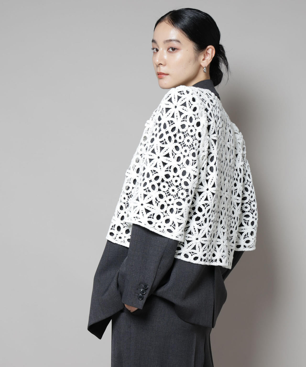 コットンコードレースジャケット