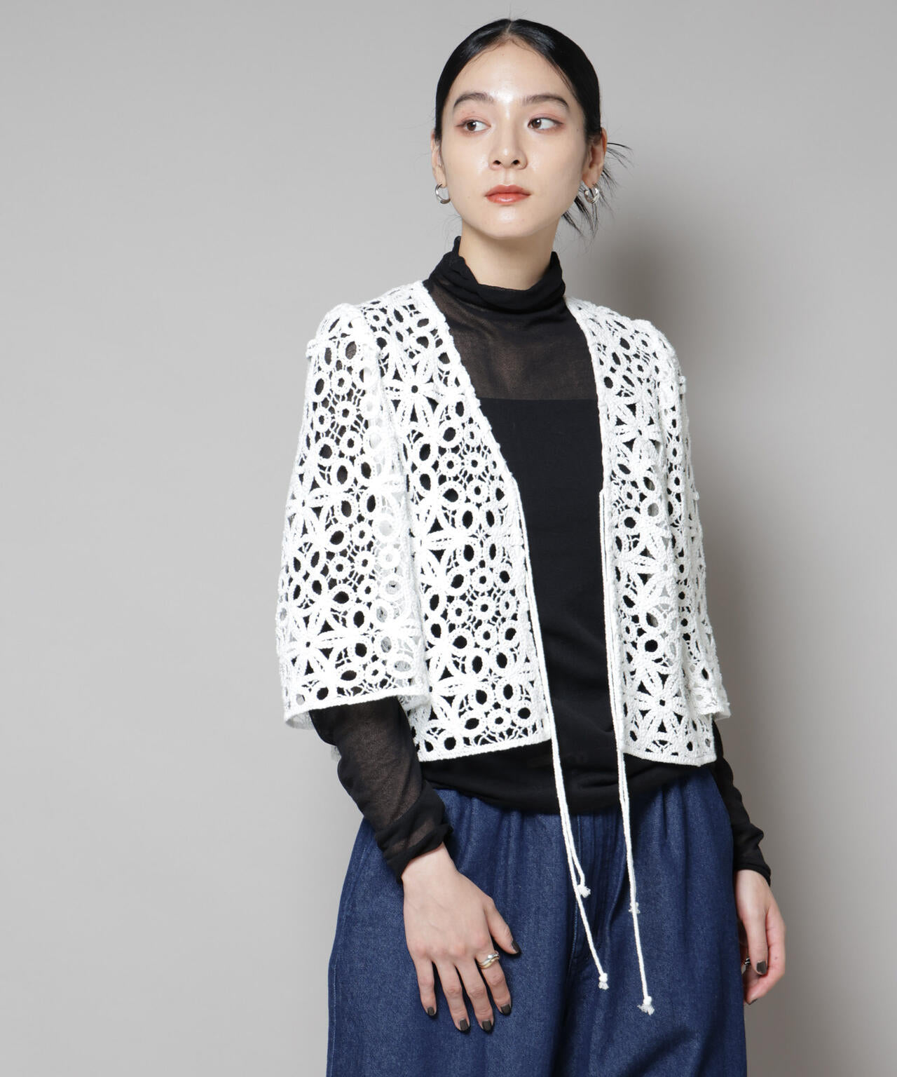 コットンコードレースジャケット