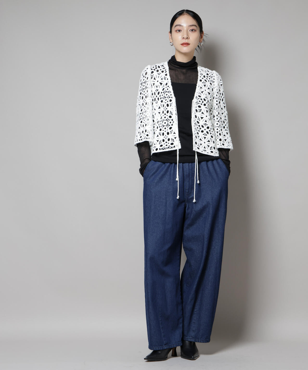 コットンコードレースジャケット