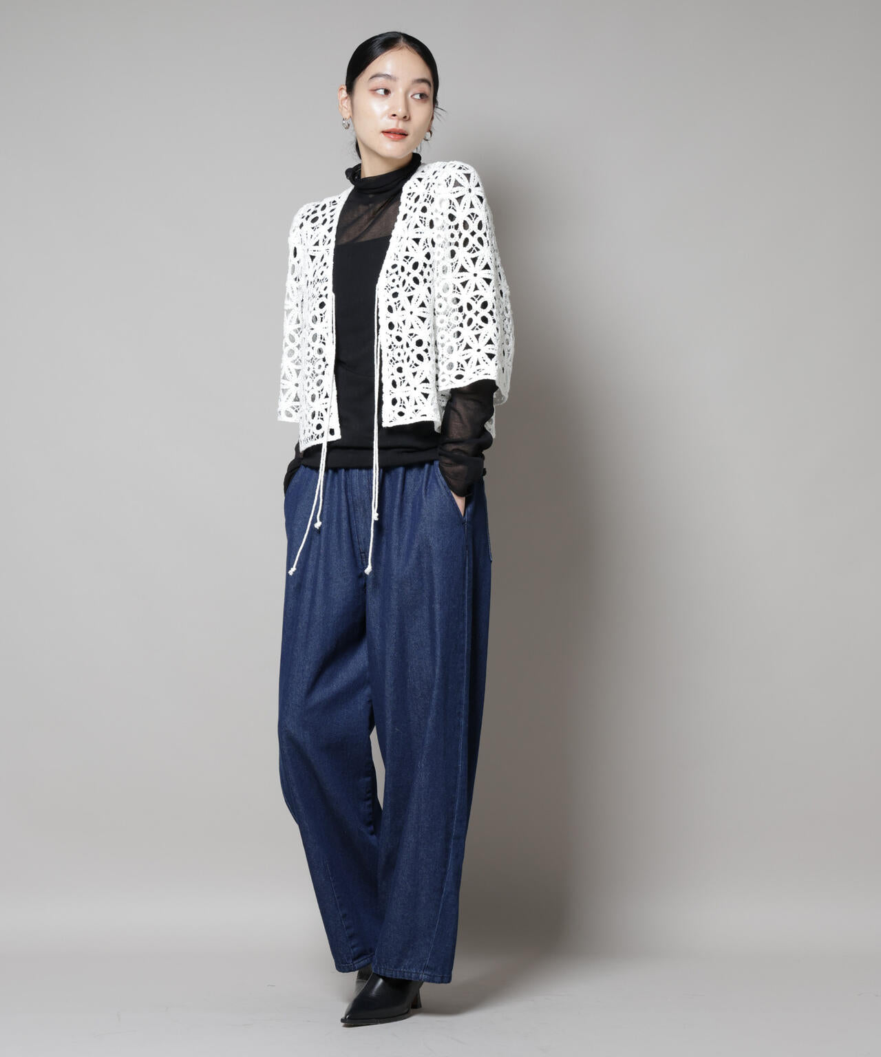 コットンコードレースジャケット