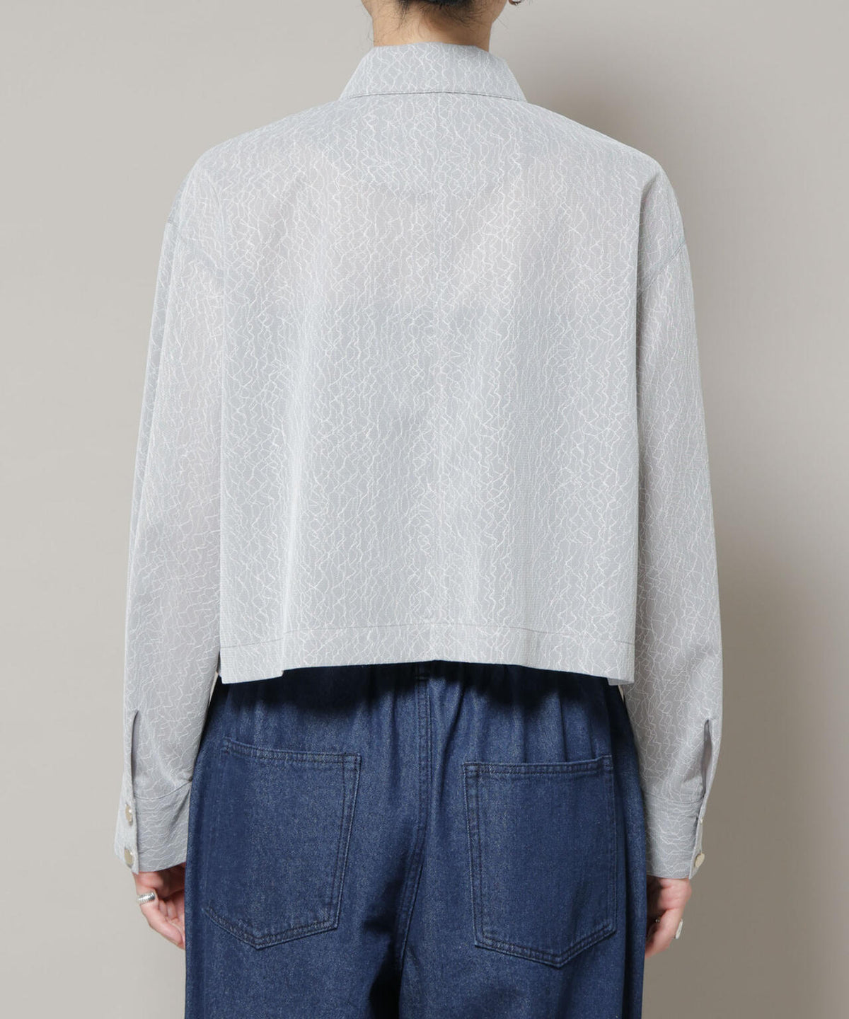 レースボンディングシャツブルゾン