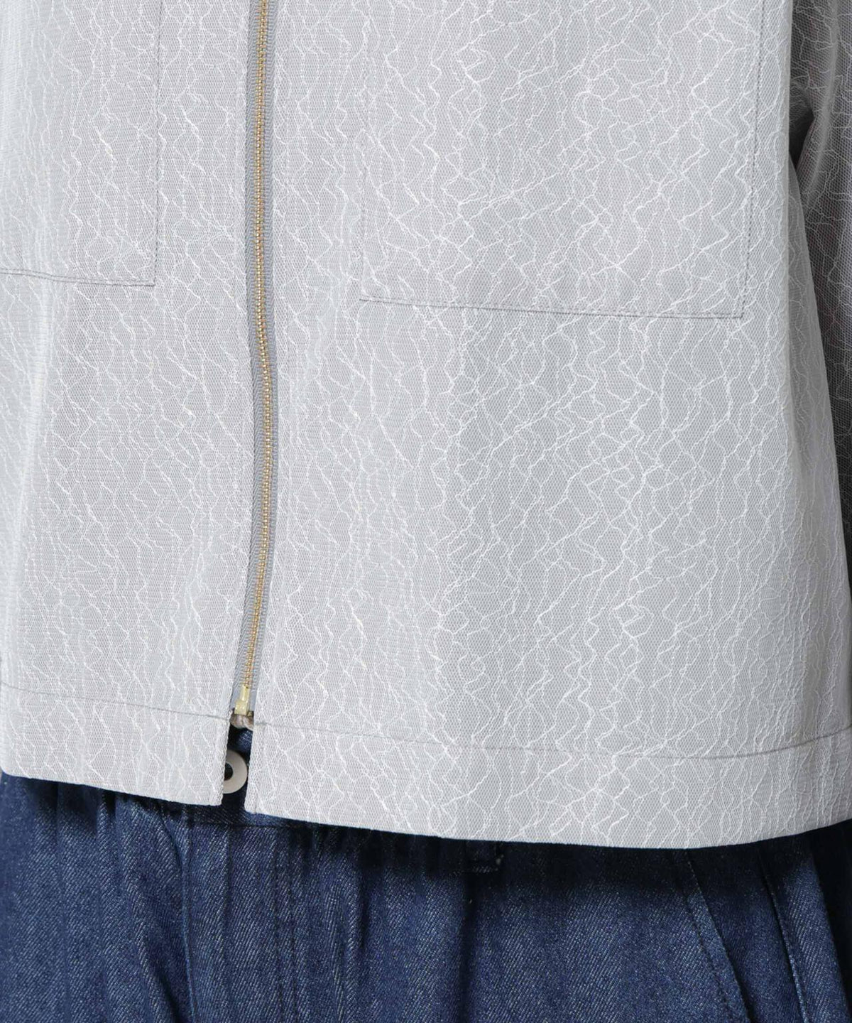 レースボンディングシャツブルゾン
