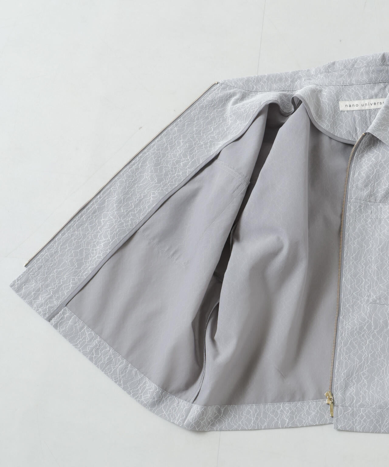 レースボンディングシャツブルゾン