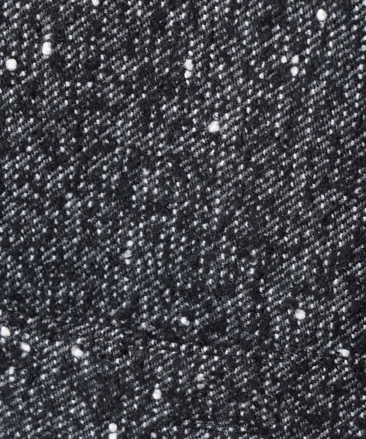 ネップツイードノーカラージャケット