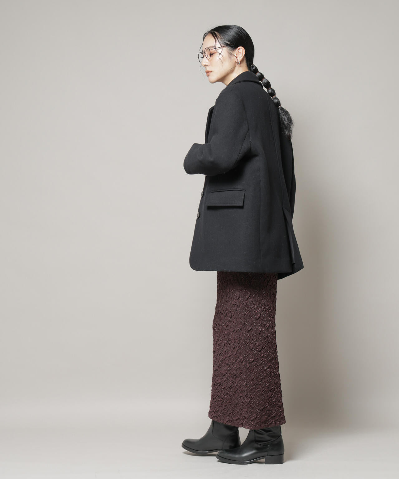 ワイドショルダージャケット