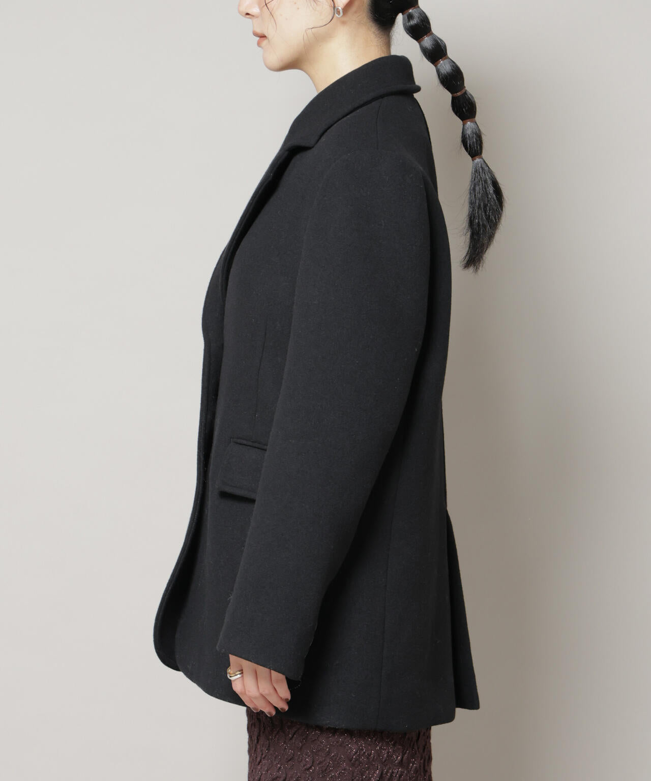 ワイドショルダージャケット