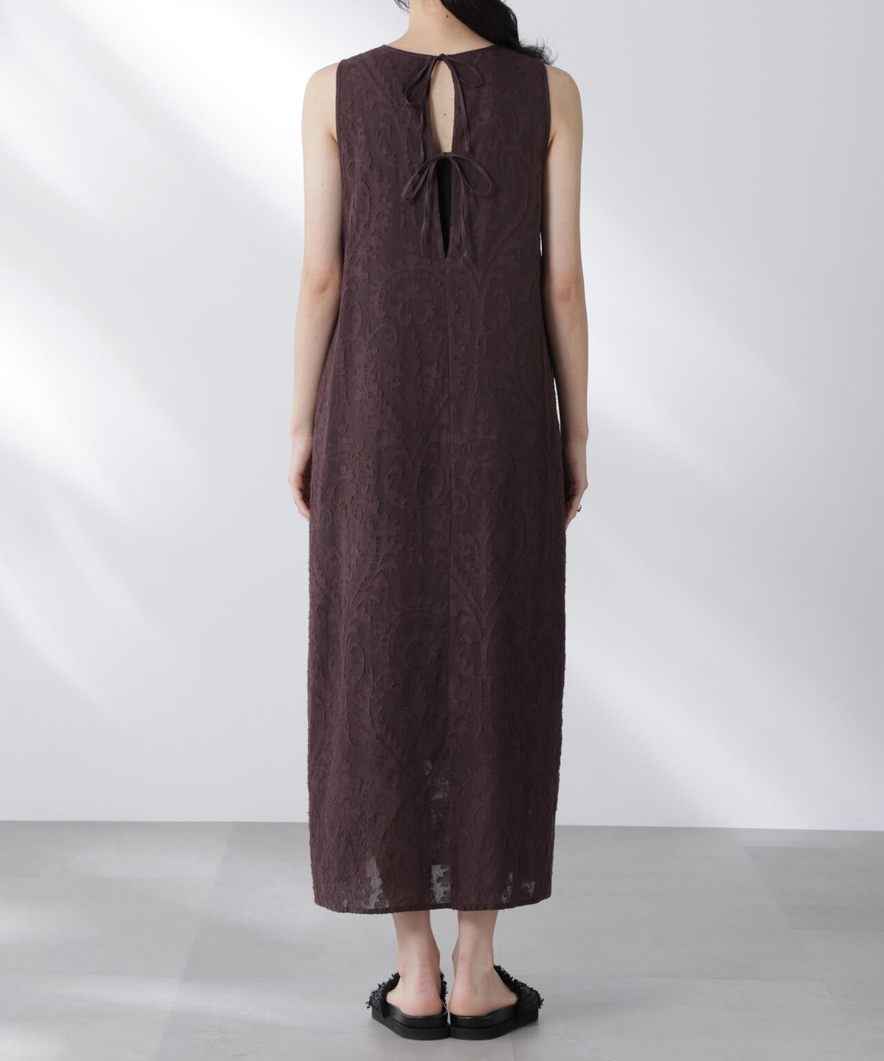 made in india カットワークジャカードワンピース(セットアップ可)