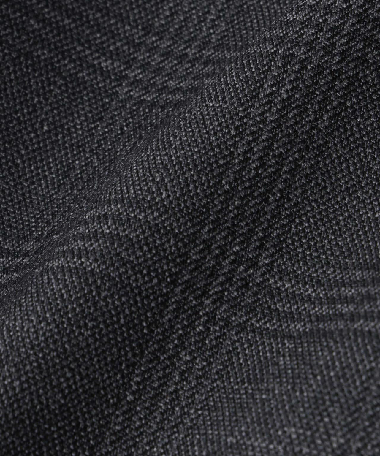 ストレッチサージチェックVネックワンピース(セットアップ可)