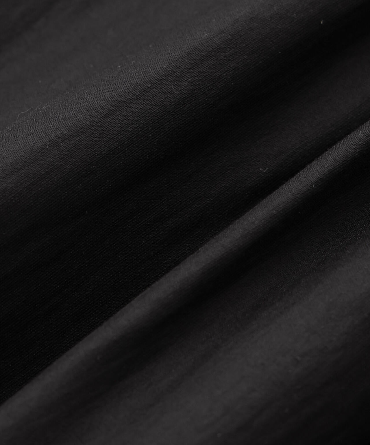 シアーサテンウエストシャーリングワンピース