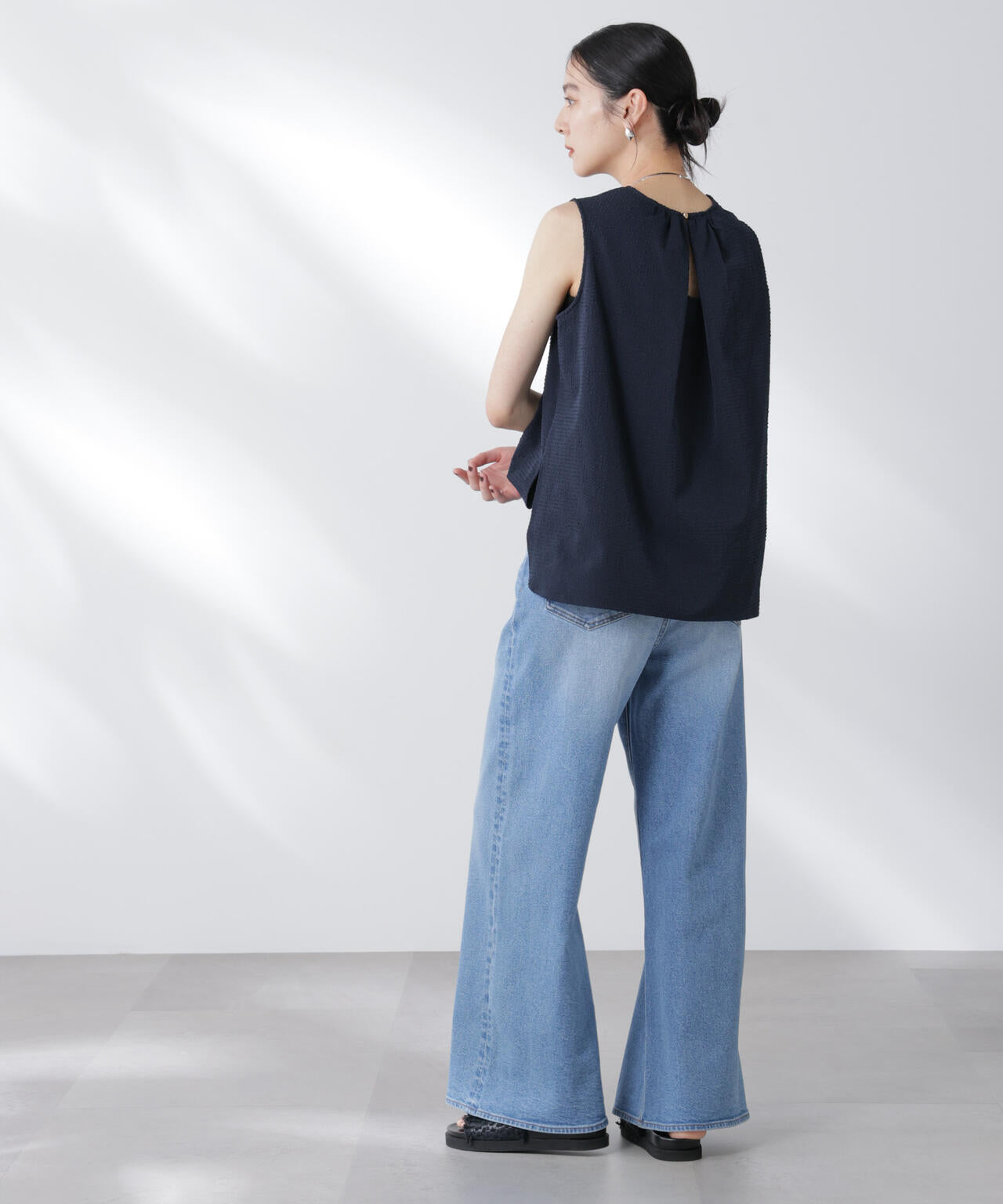 サッカーブラウス×スカートセットアップ