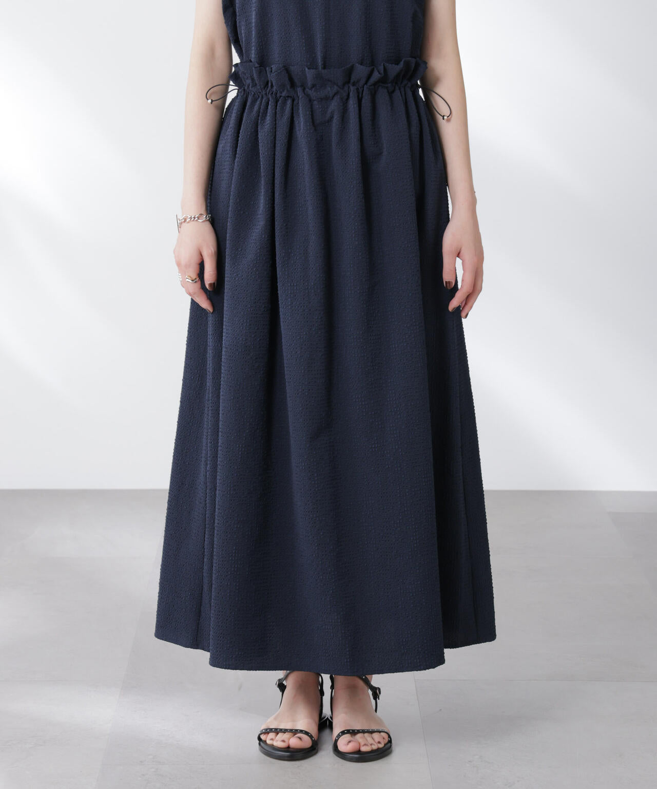 サッカーブラウス×スカートセットアップ