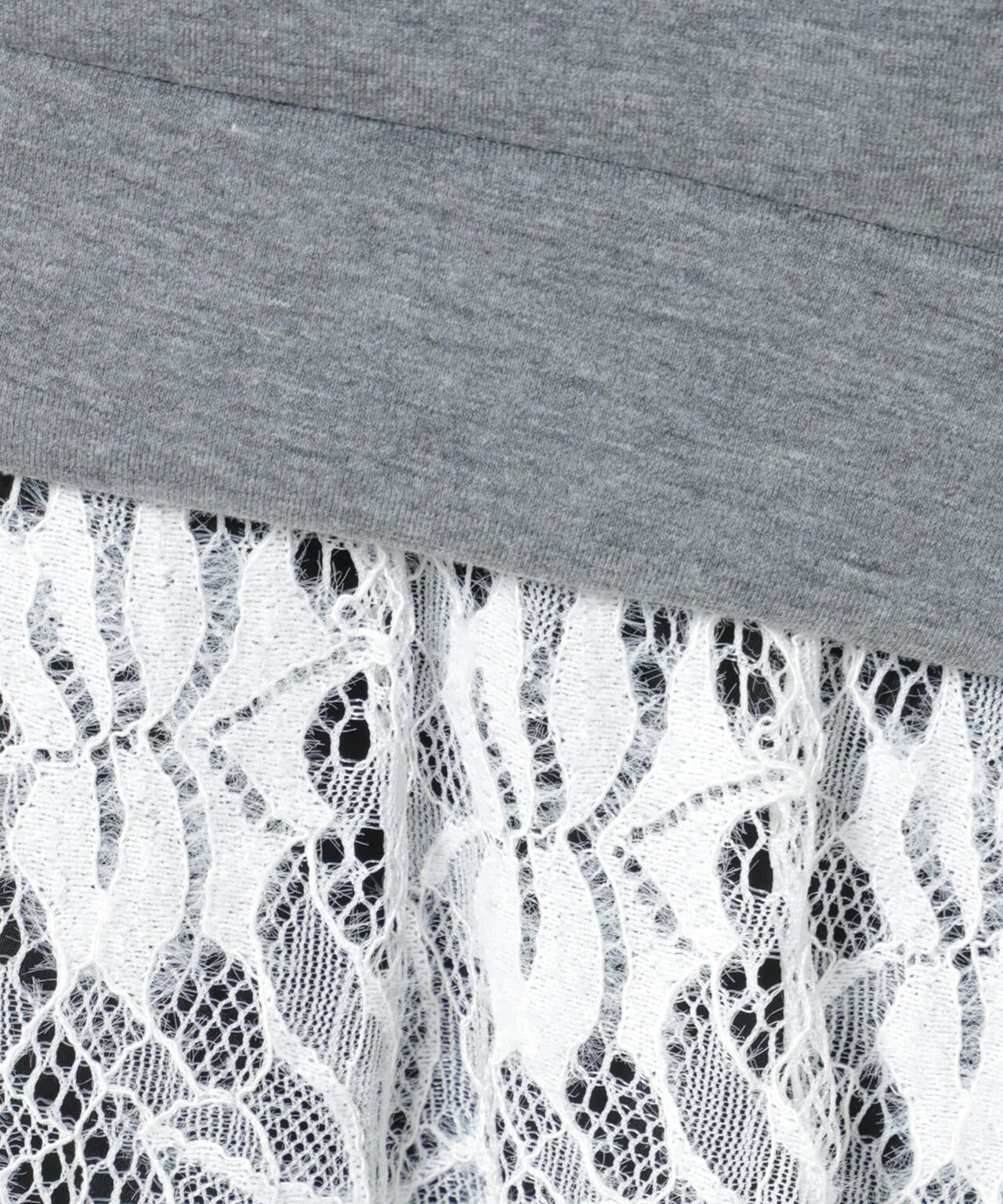 レースレイヤードセットワンピース