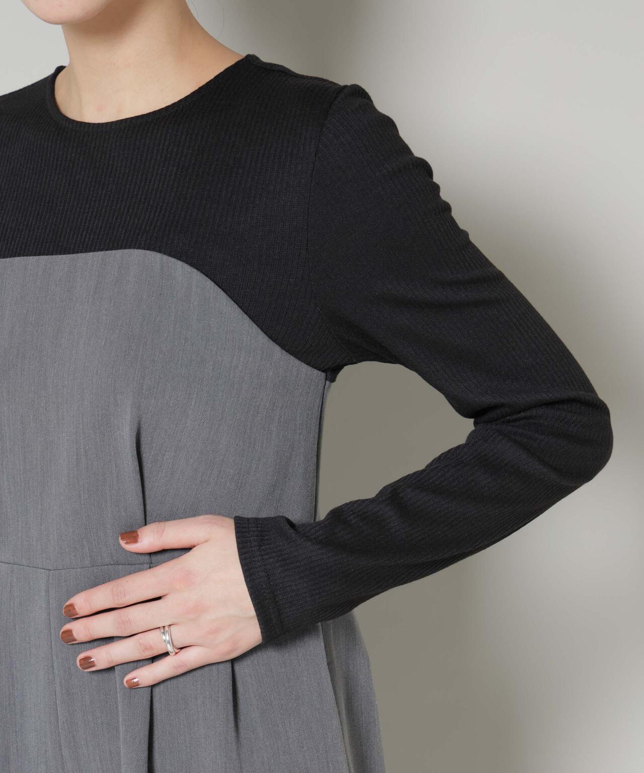 リブトップドッキングスーチングオールインワン