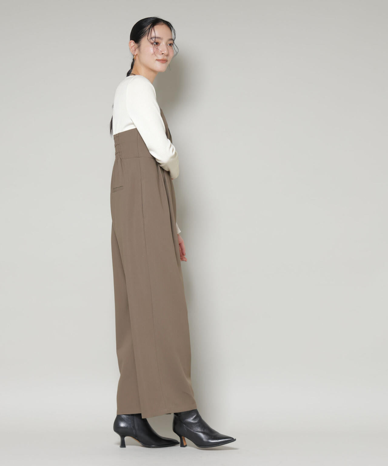 リブトップドッキングスーチングオールインワン