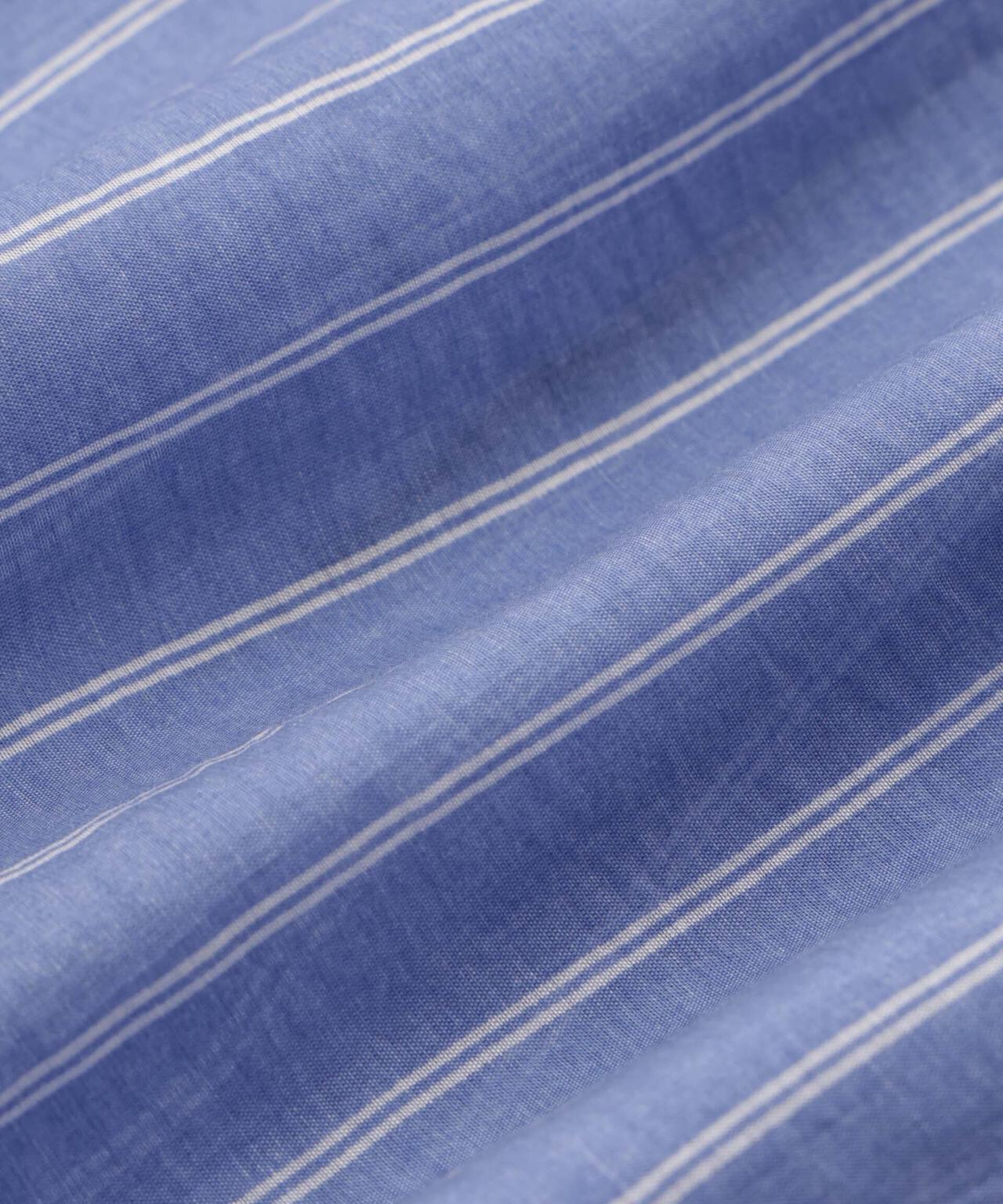 シアーストライプオーバーサイズロングシャツ(セットアップ可)