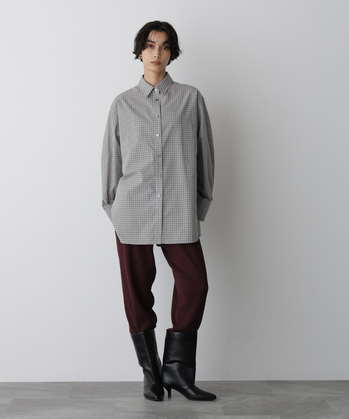 「STEVELOUR」モダンプレッピーシャツ
