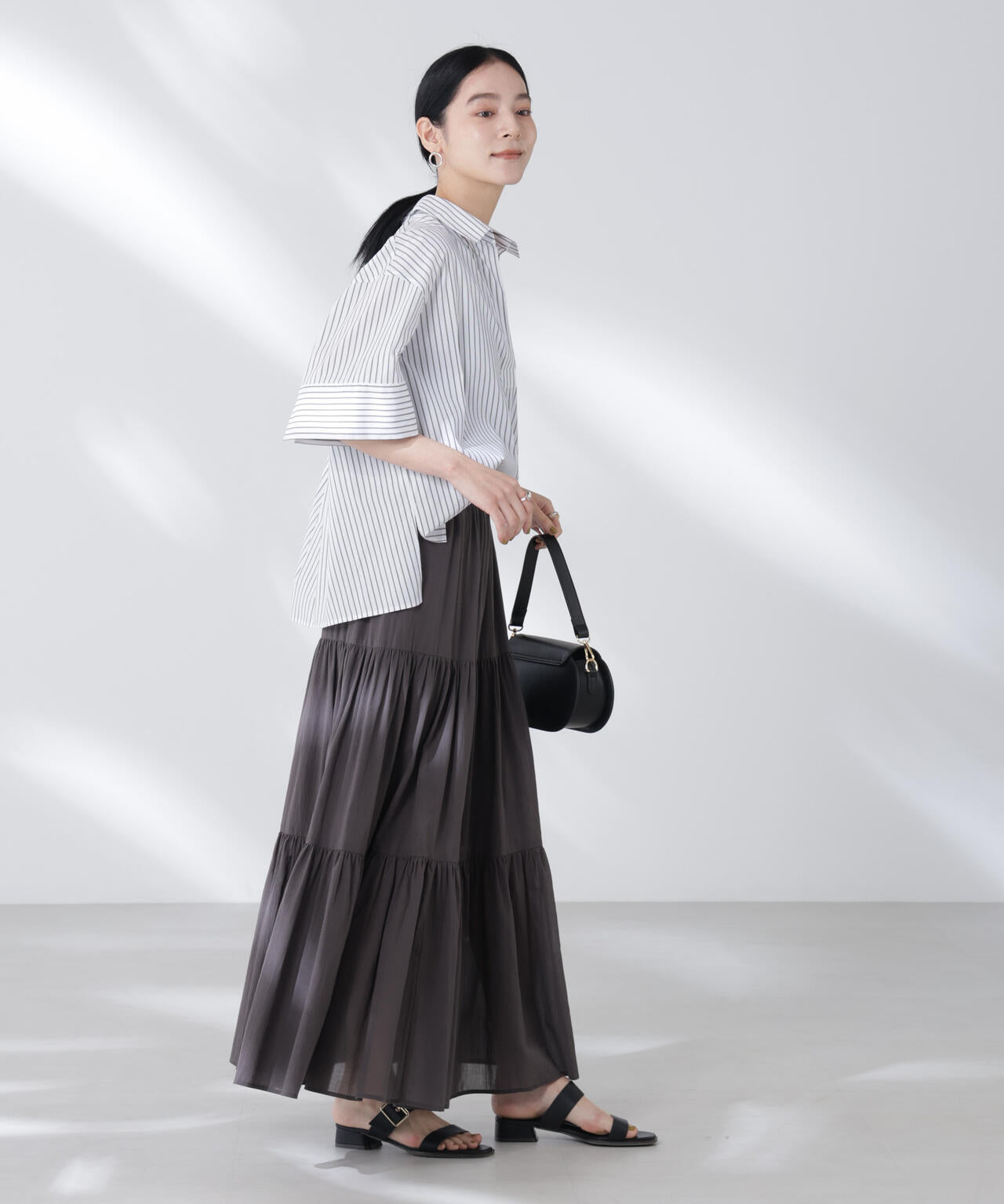 ワイドスリーブスキッパーシャツ