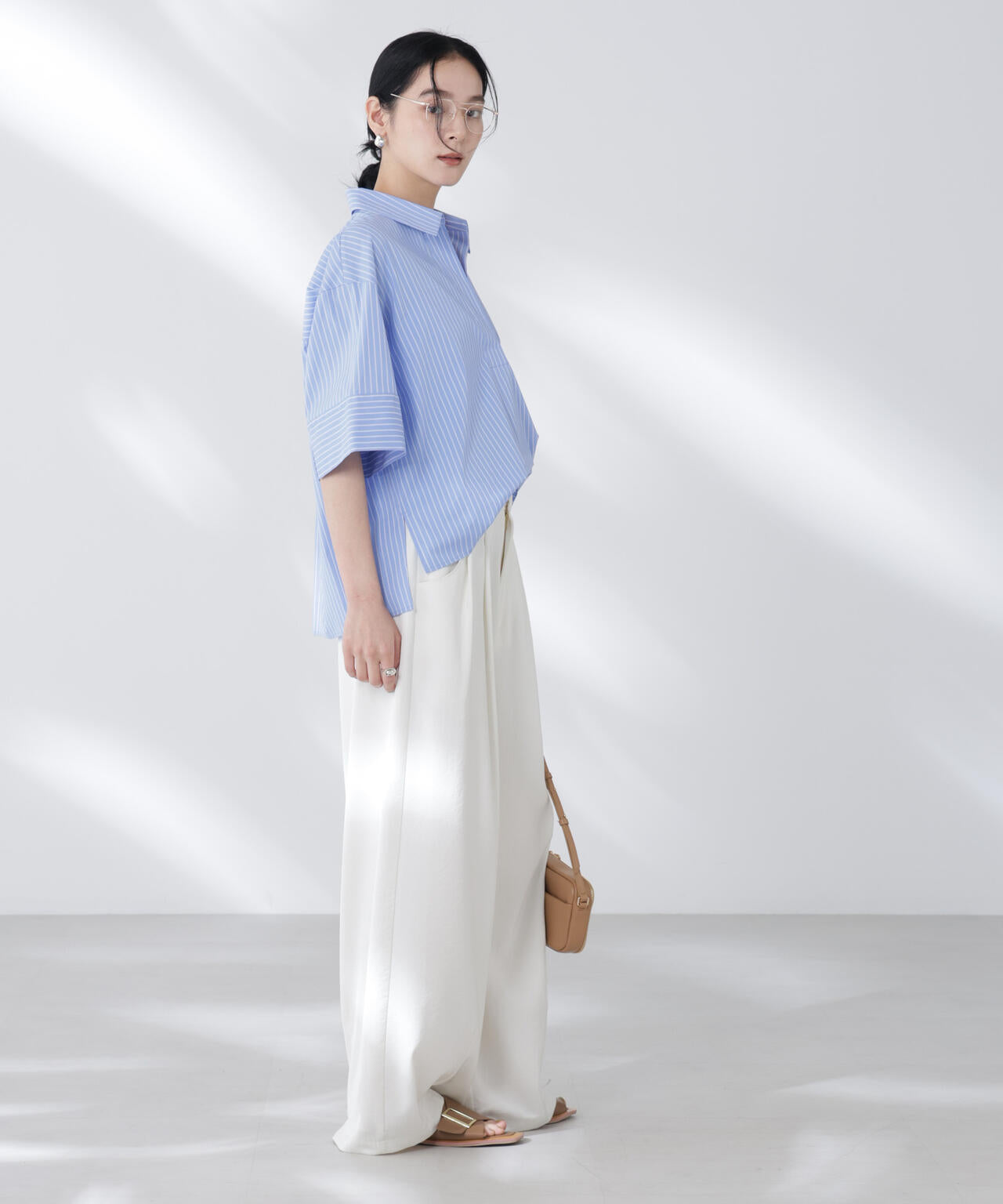 ワイドスリーブスキッパーシャツ