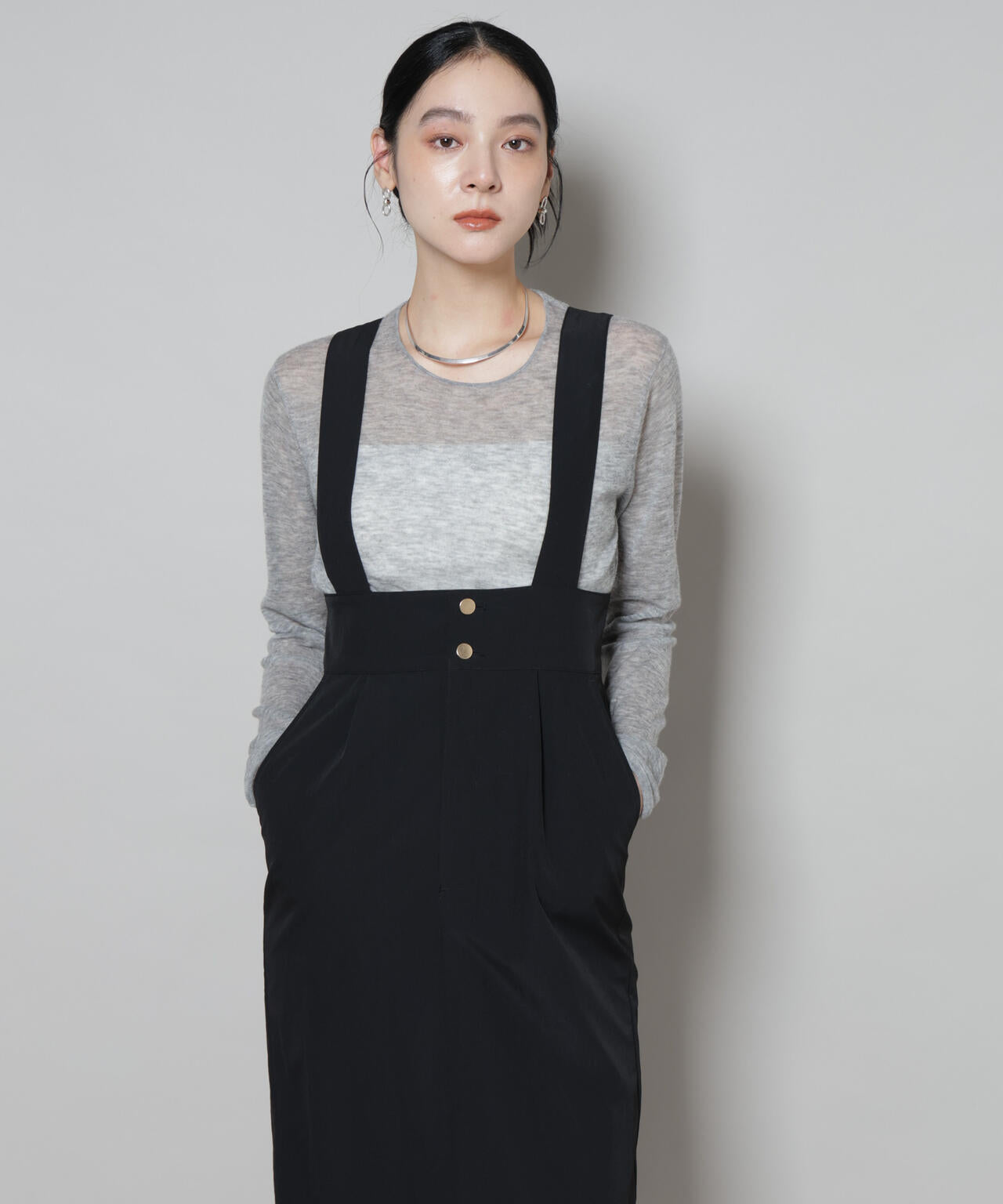 スイビウールクルーネックニットプルオーバー