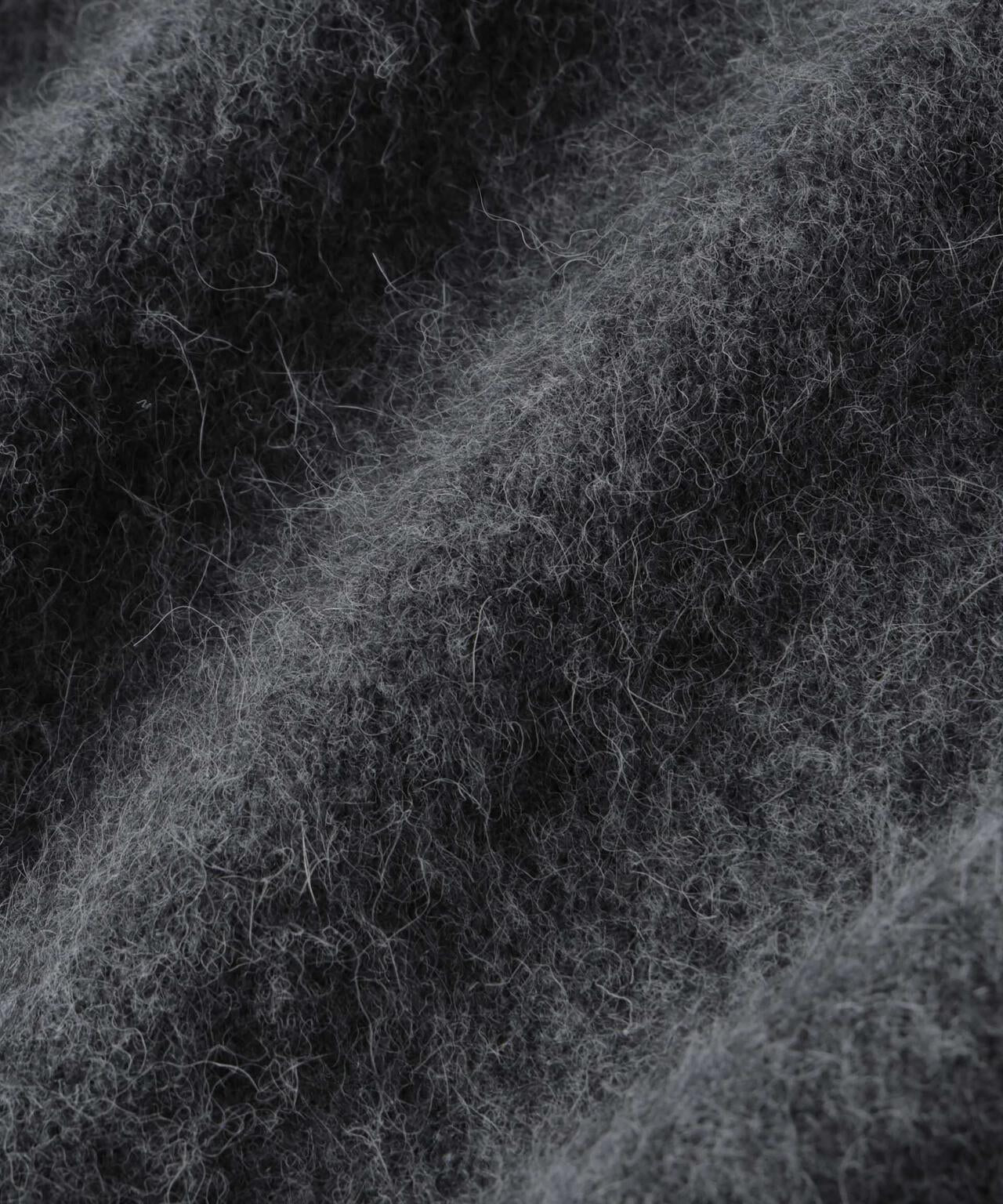 ウォッシャブルフォックスクルーワイドニットプルオーバー