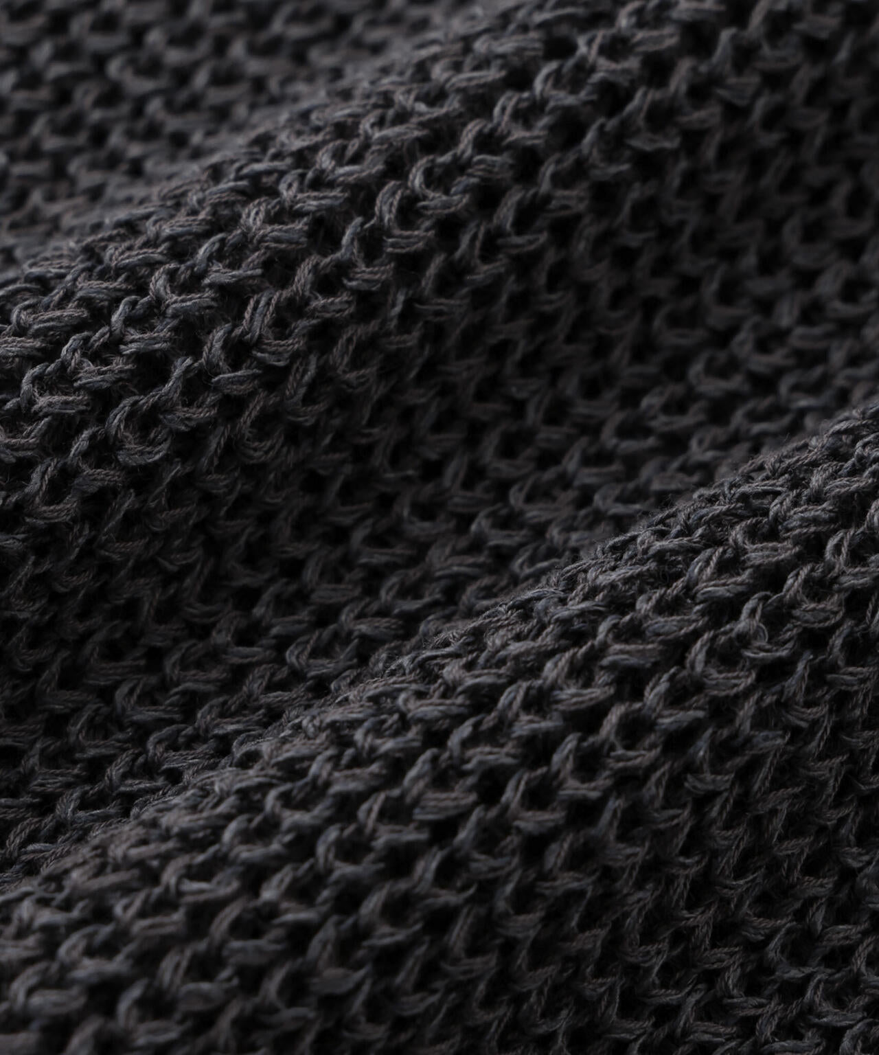 ペーパーヤーン畦ニットベスト