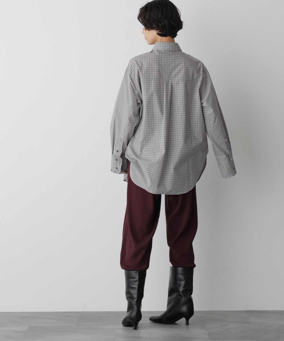 「STEVELOUR」裾リブニットパンツ