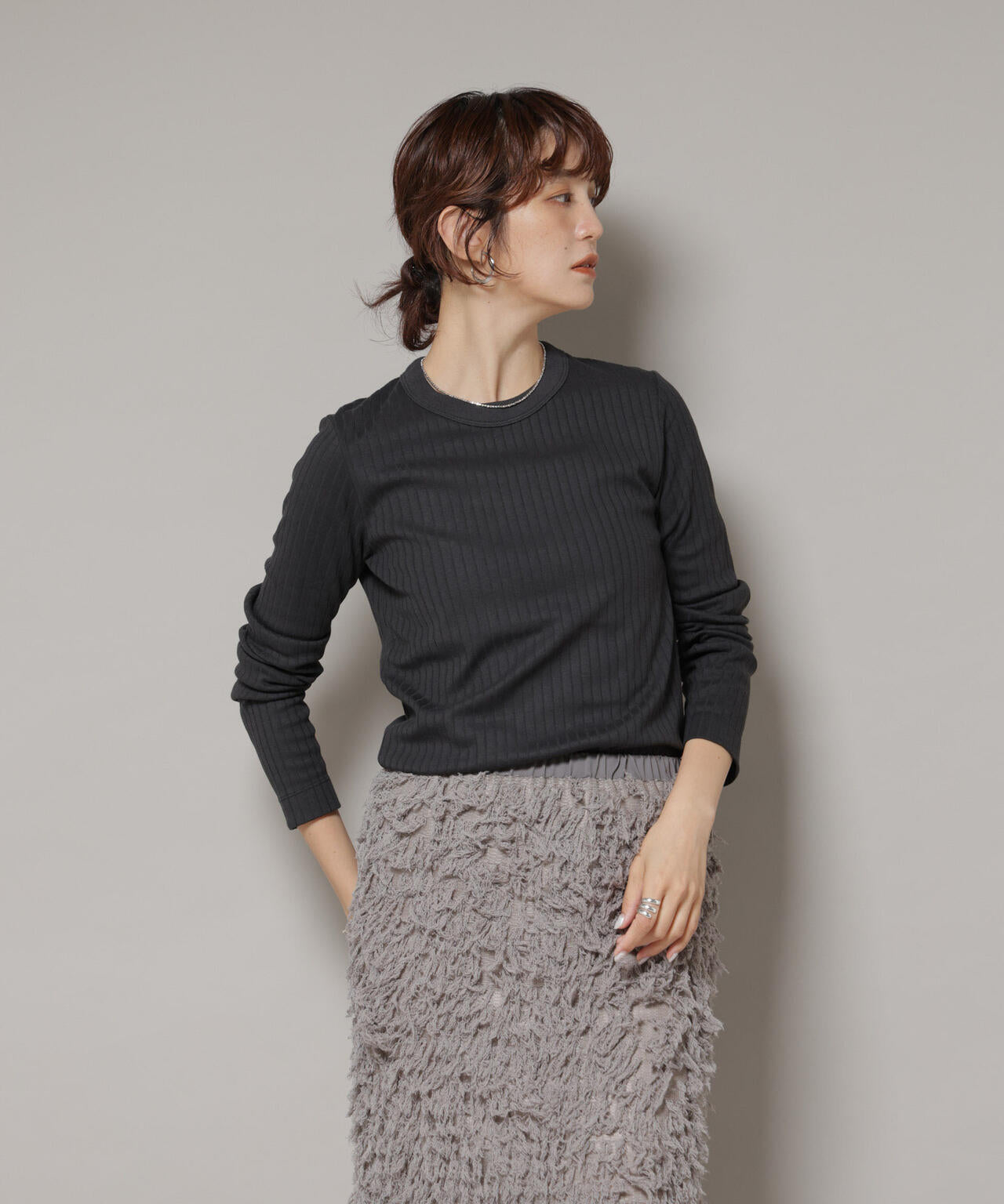 Anti Soaked(R) 汗染み防止リブロンT