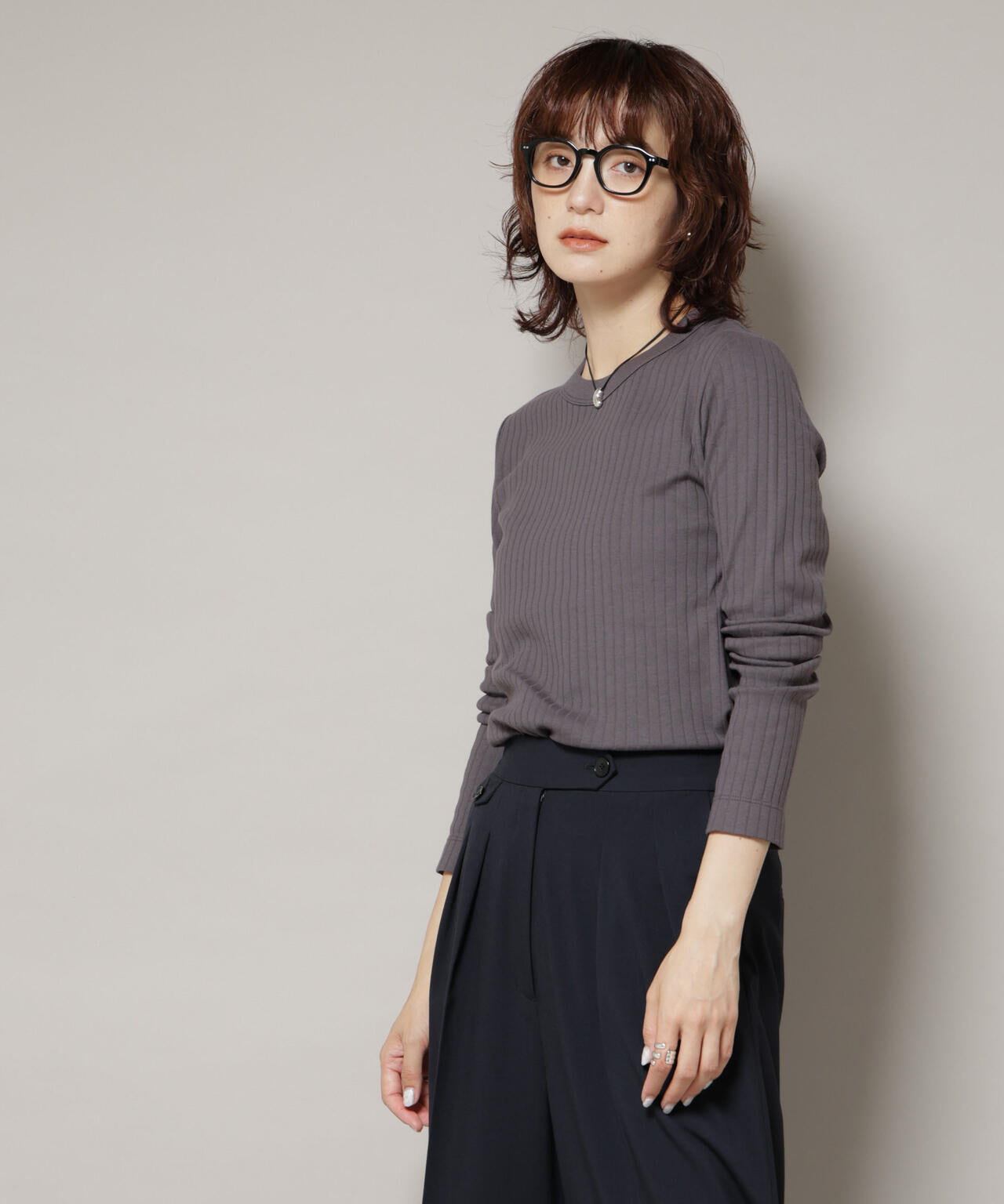 Anti Soaked(R) 汗染み防止リブロンT